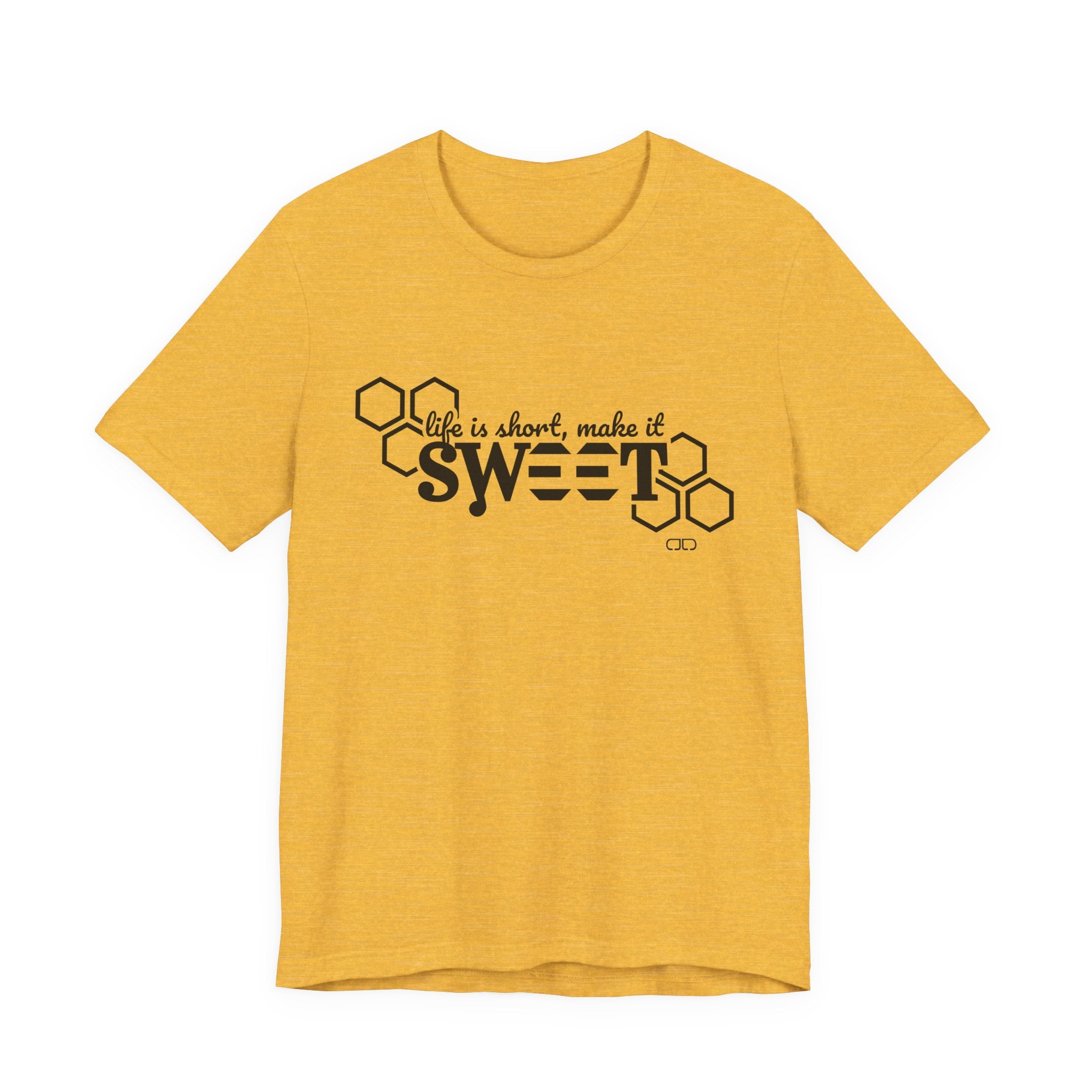 'Life is Short, Make it Sweet' Graphic, Casual T-Shirt, Gift for Friends, Birthday Tee, Summer Wear, Unisex Jersey Short Sleeve Tee [...]