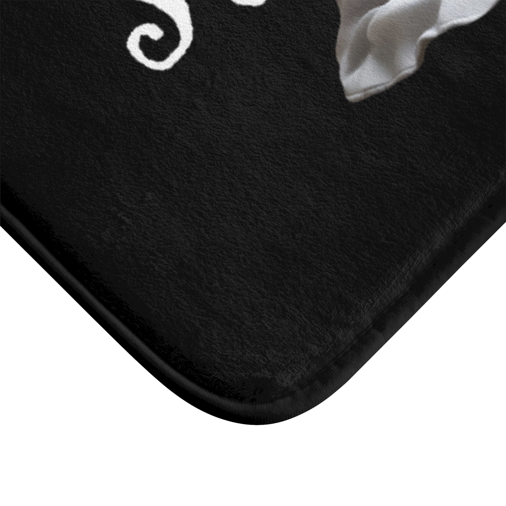 Spooky Ghost Bath Mat - Perfect for Halloween Decor, Bathroom Rug, Cozy Home Accent, Ghost Theme Gift, Fun Bath Accessory