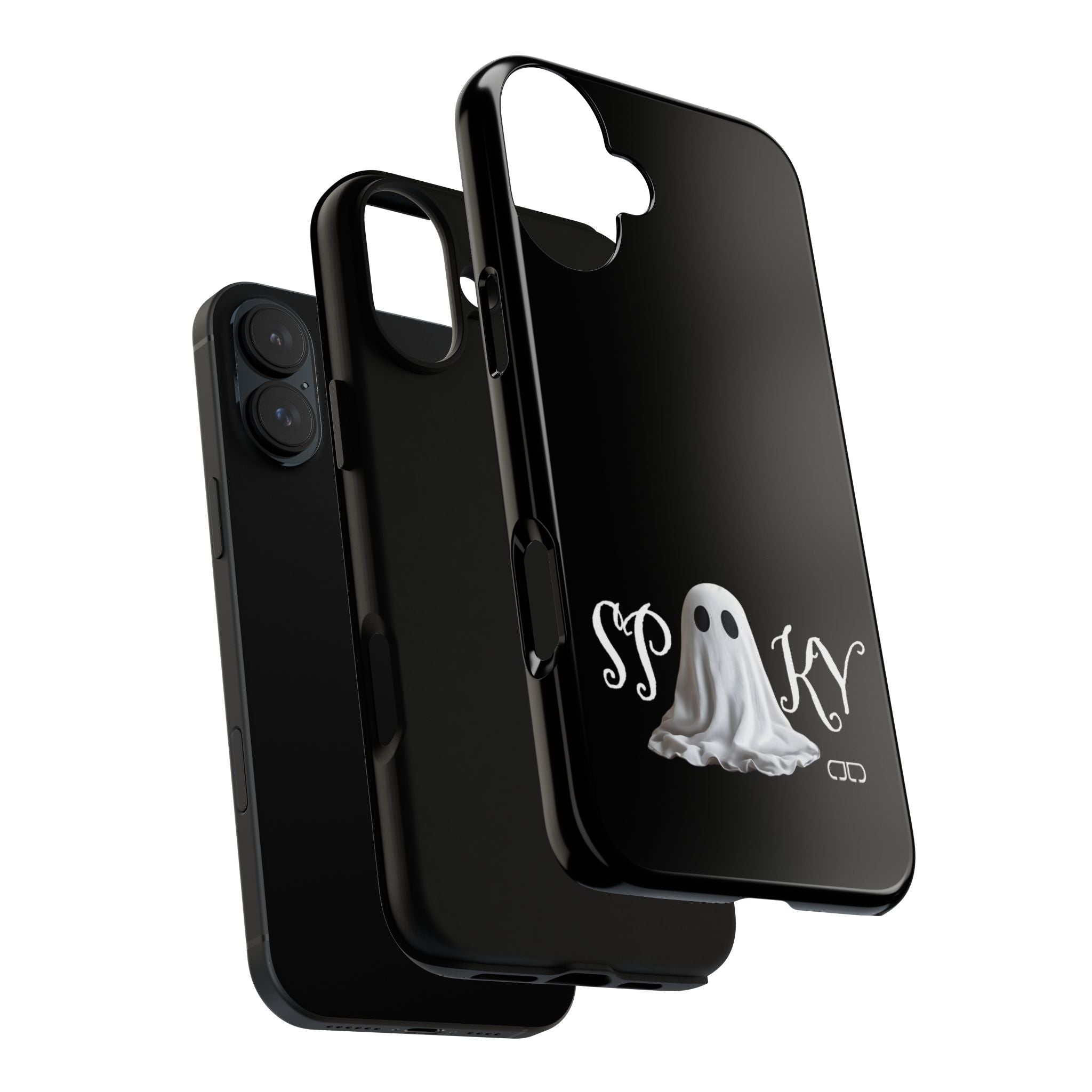 Spooky Ghost Phone Case, Halloween Accessories, Cute Phone Cover, Unique Gift for Ghost Lovers, Trendy Smartphone Decor