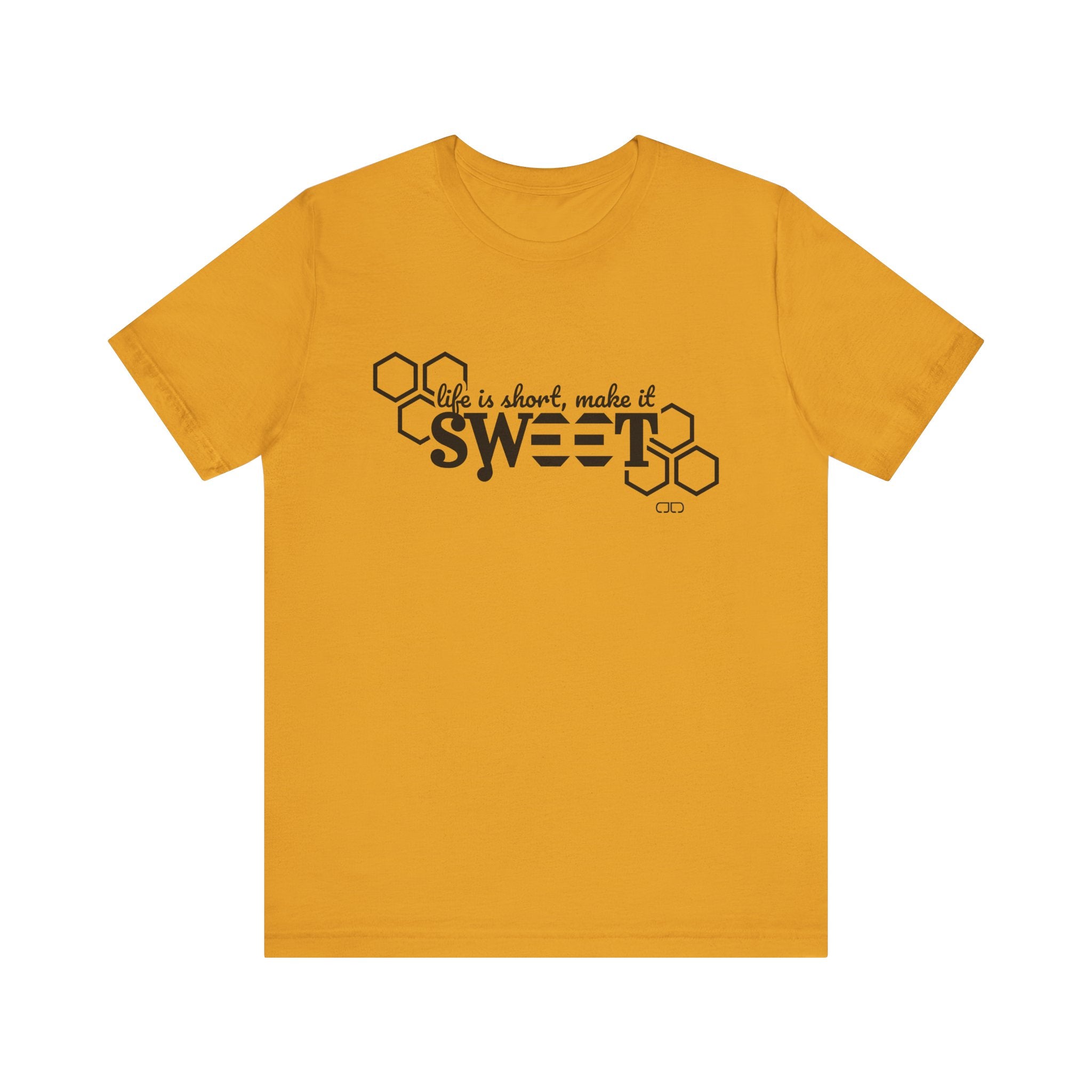 'Life is Short, Make it Sweet' Graphic, Casual T-Shirt, Gift for Friends, Birthday Tee, Summer Wear, Unisex Jersey Short Sleeve Tee [...]