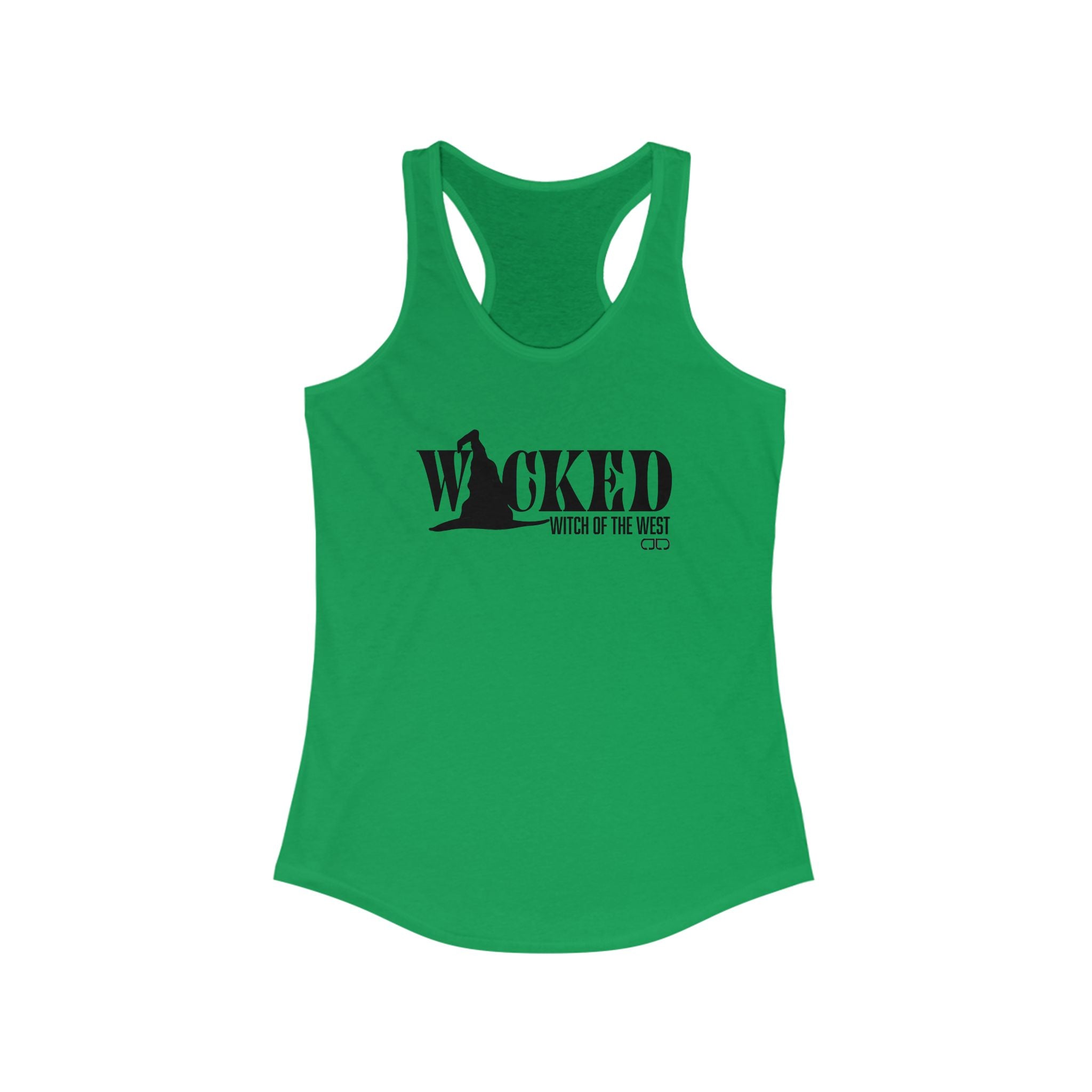 Wicked Witch of the West Racerback Tank - Perfect for Halloween, Summer Parties, Gifts, Trendy Casual Wear, Movie Fans