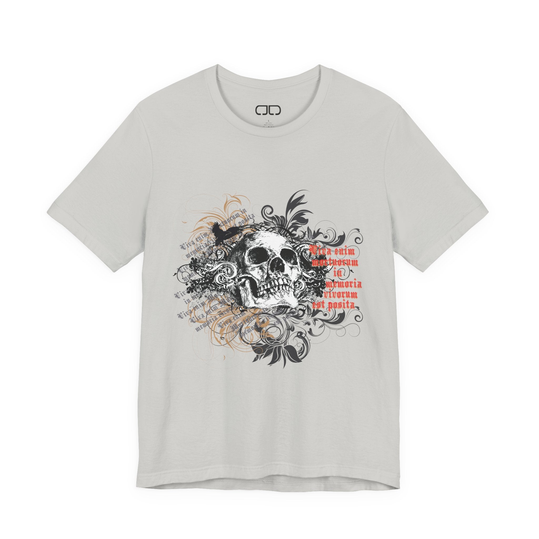 Edgy Skull Graphic Tee, Unisex Short Sleeve T-Shirt, Gothic Fashion, Halloween, Punk Rock Style, Casual Wear, Gift for Him/Her
