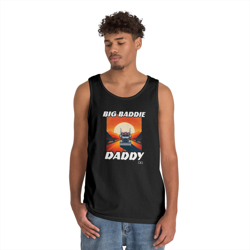 Big Baddie Daddy Unisex Tank Top | Cool Graphic Tee for Dads, Gift for Father's Day, Summer Fashion, Casual Wear, Vacation Style