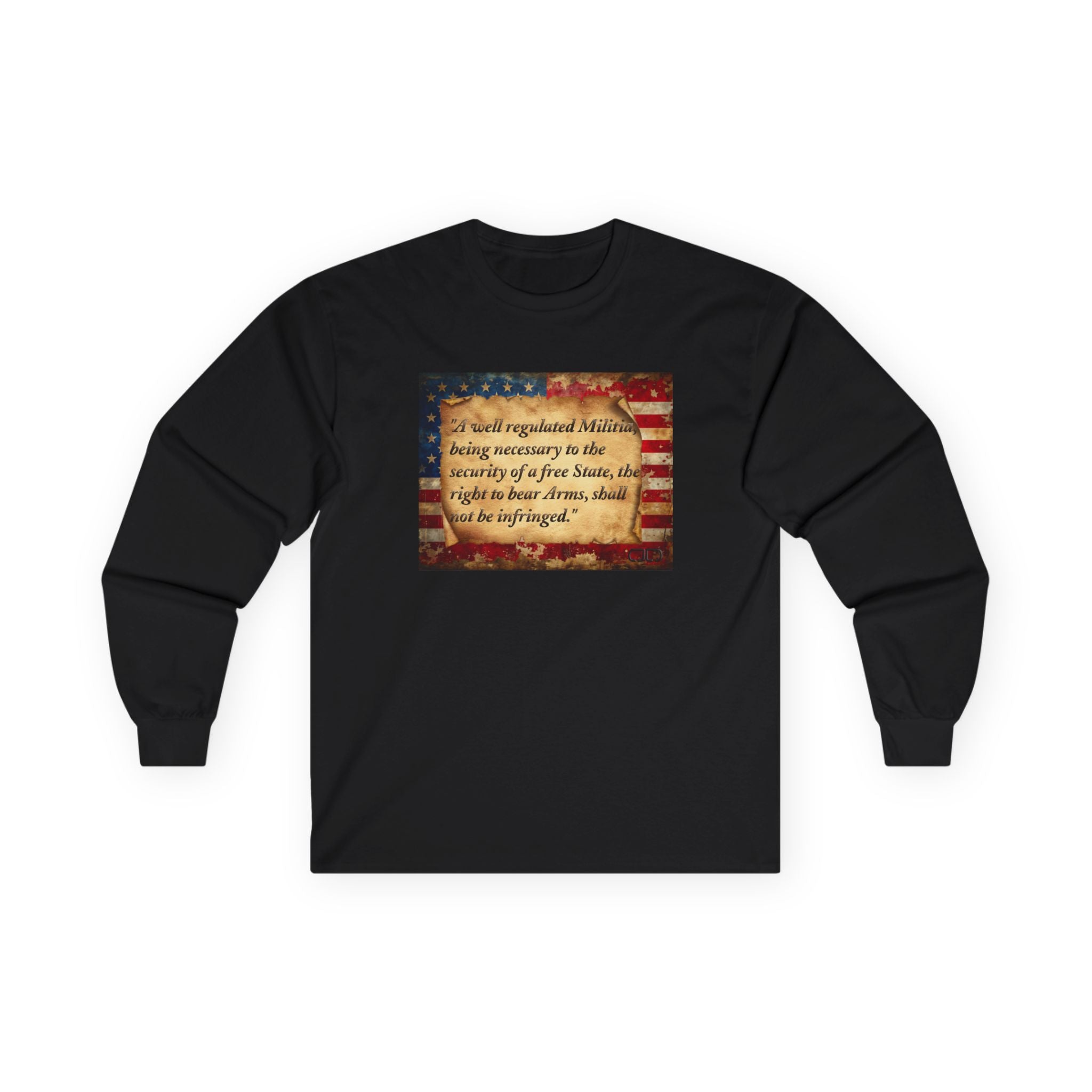 2nd Amendment Long Sleeve Tee — Vintage American Flag