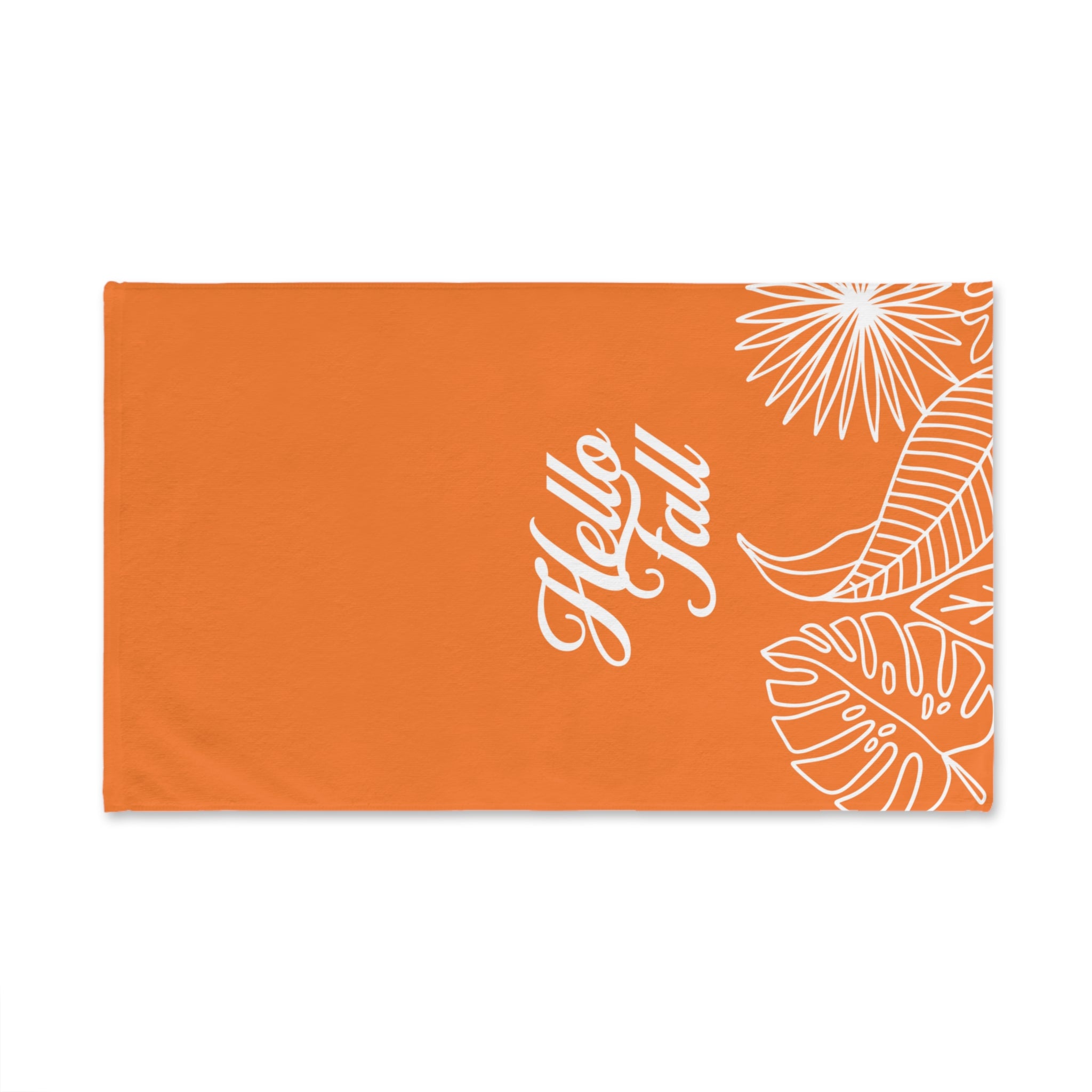 Hello Fall Hand Towel, Autumn Decor, Kitchen Towel, Fall Gift, Seasonal Home Accessory