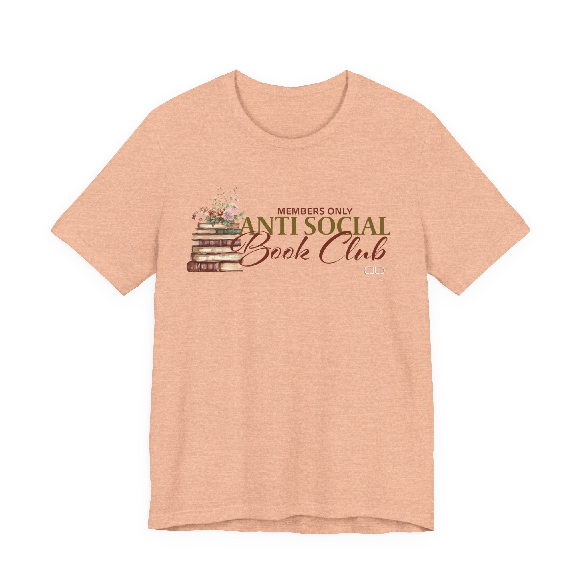 Anti-Social Book Club Tee, Cozy Reading Shirt, Gift for Book Lovers, Casual Literary Apparel, Unique Bookish Gift