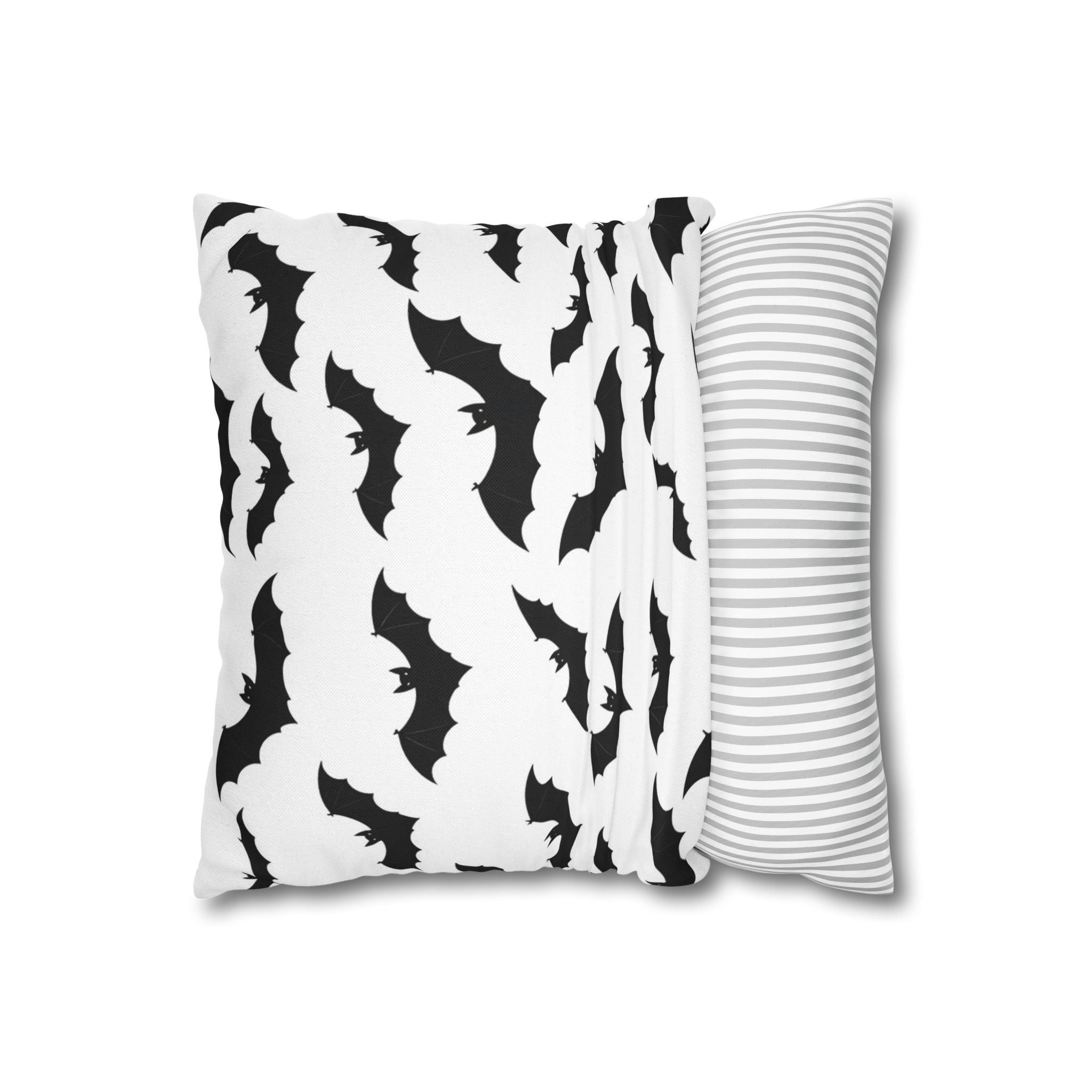Boo | Halloween-Themed Spun Polyester Square Pillowcase, Boo Halloween Decor, Spooky Home Accent, Decorative Throw Pillow, Halloween Party [...]