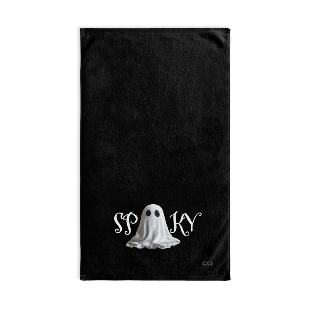 Spooky Ghost Hand Towel, Halloween Decor, Fun Kitchen Towel, Ghost-Themed Towel, Fall Home Accessory, Unique Gift Idea