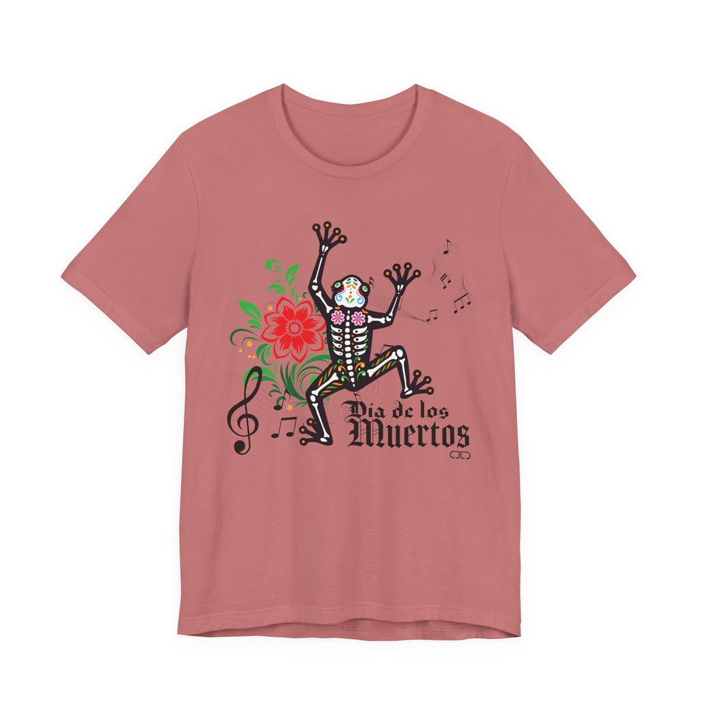 Dia de Los Muertos Unisex Jersey Tee, Fun Graphic T-Shirt, Festival Shirt, Halloween Tee, Casual Wear, Gift for Celebrations