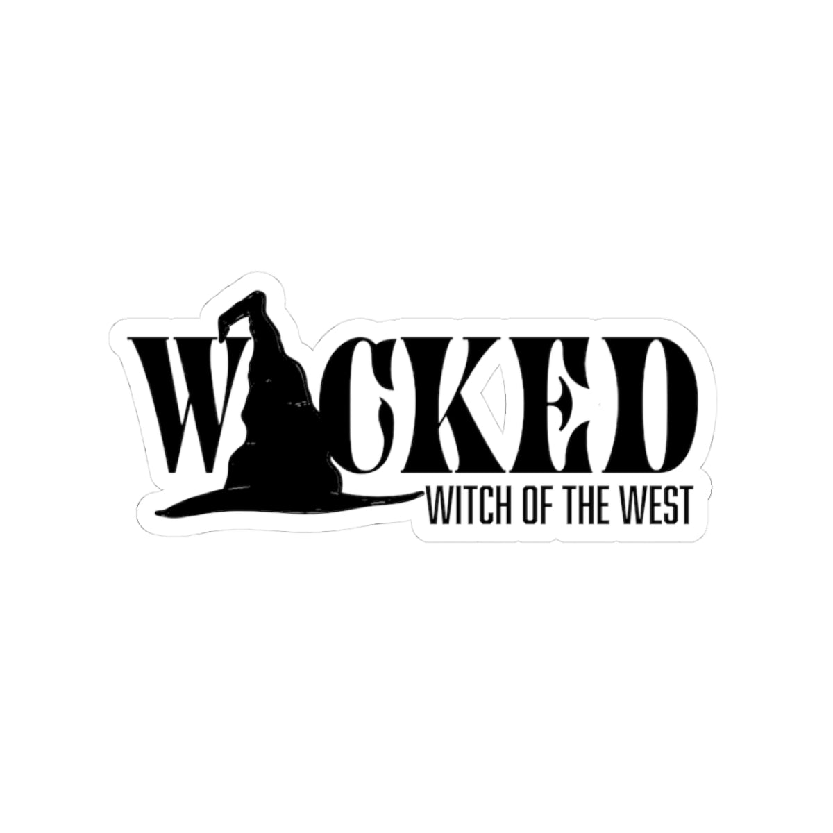 Wicked Witch of the West Stickers, Fun Laptop Decals, Halloween Decor, Gift for Fans, Witchy Aesthetic
