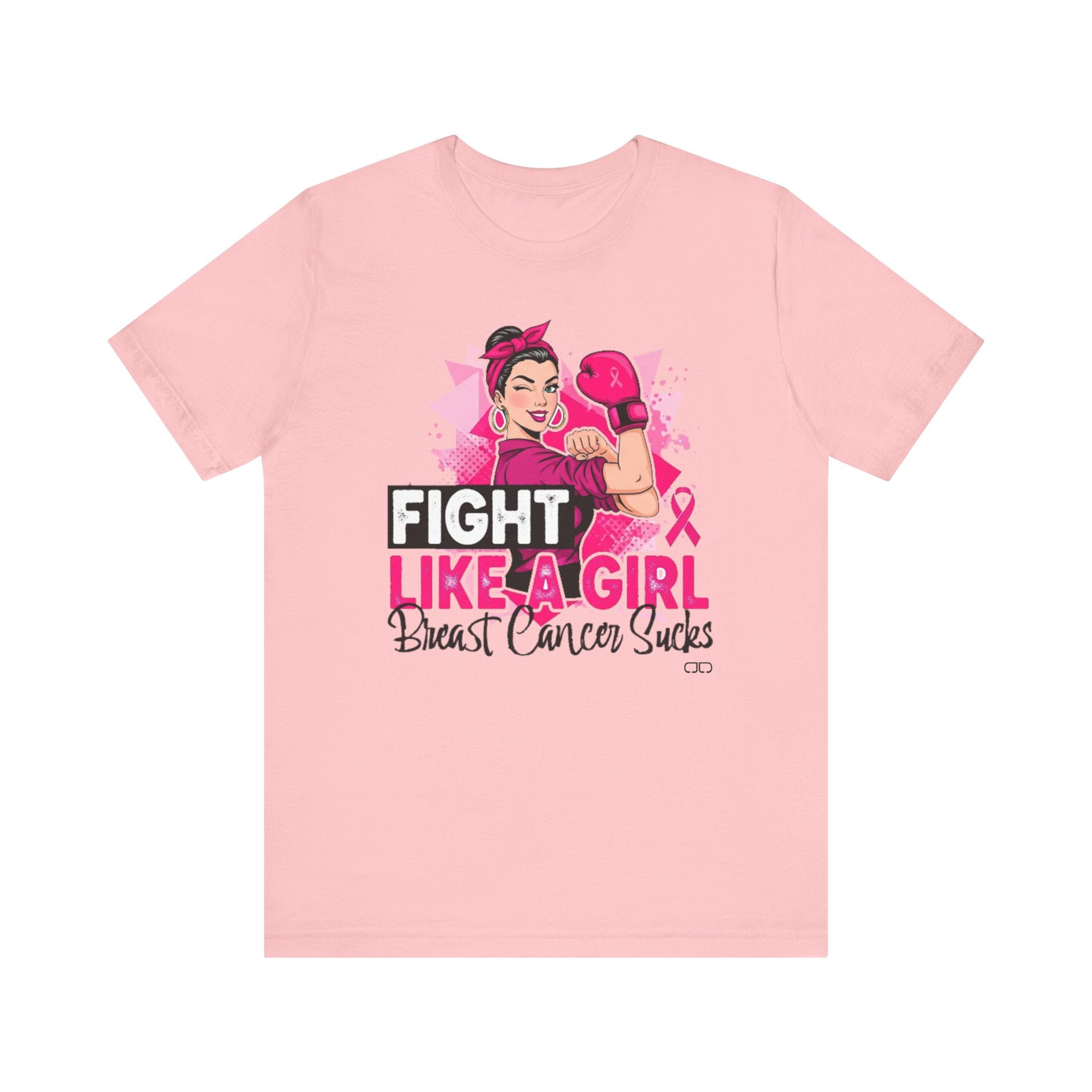 Fight Like a Girl Breast Cancer Awareness Tee, Unisex T-Shirt, Support Women's Health, Gift for Survivor, Motivational Graphic Tee