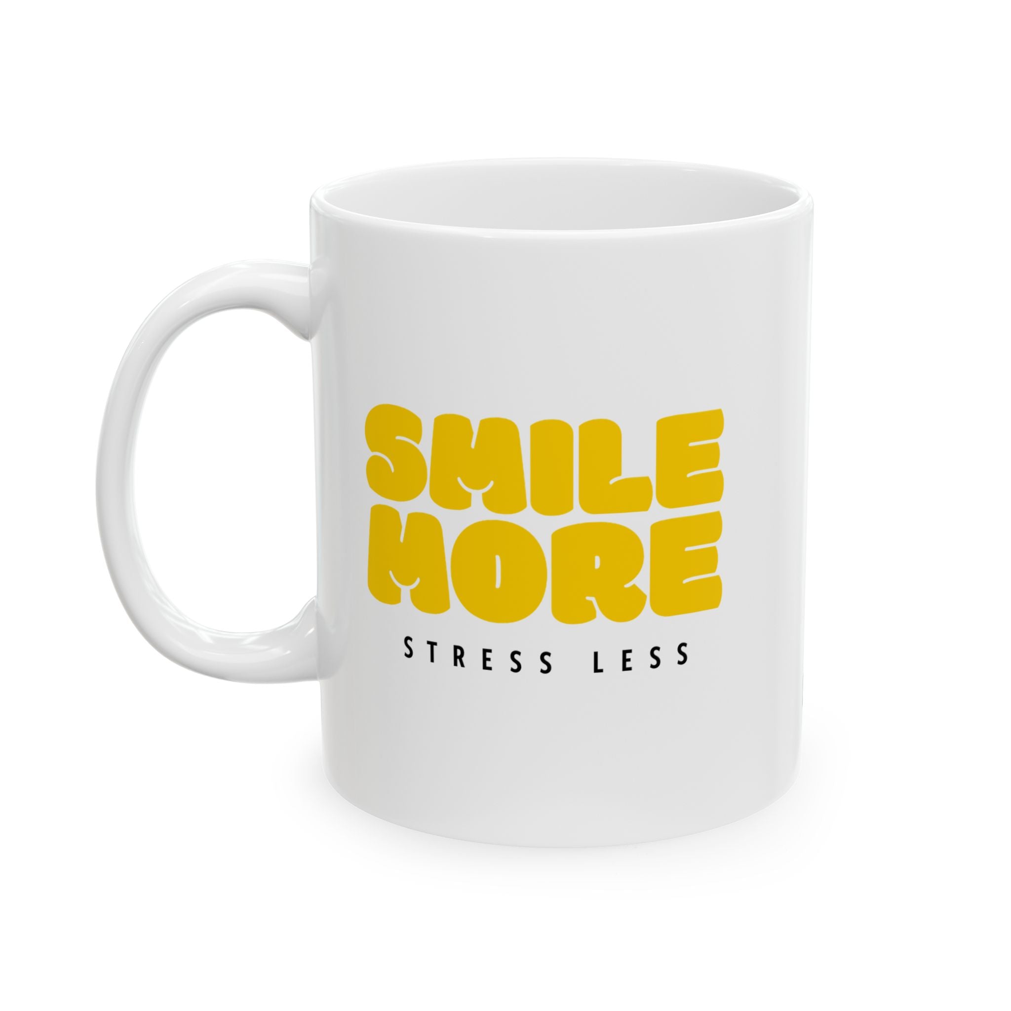 Smile More Ceramic Mug - Brighten Your Day with Every Sip, Motivational Coffee Cup for Home & Office, Gift for Coffee Lovers, [...]