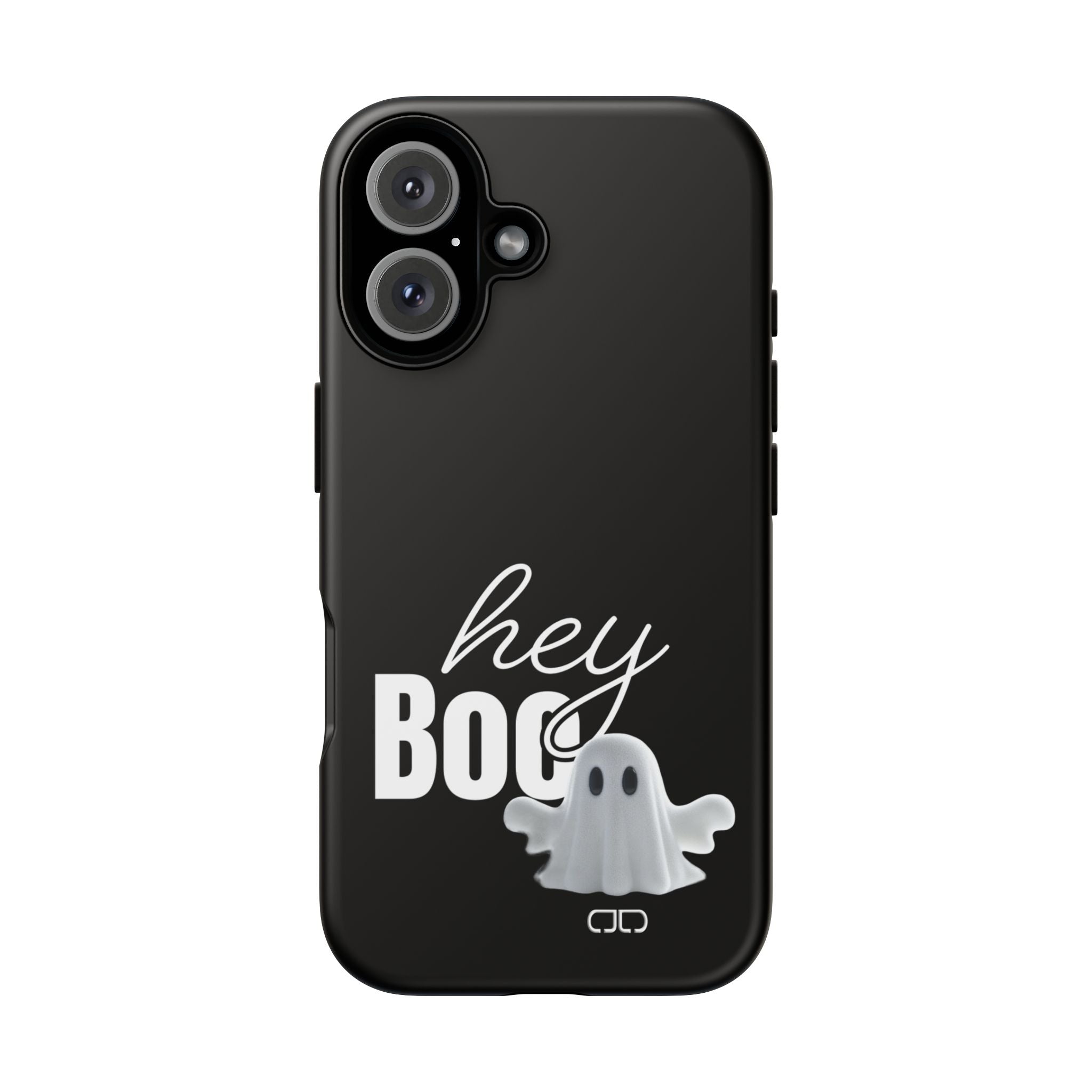 Hey Boo Tough Case, Ghost-Themed Phone Case, Cute Halloween Accessory, Spooky Gift for Friends, Tech Halloween Decor