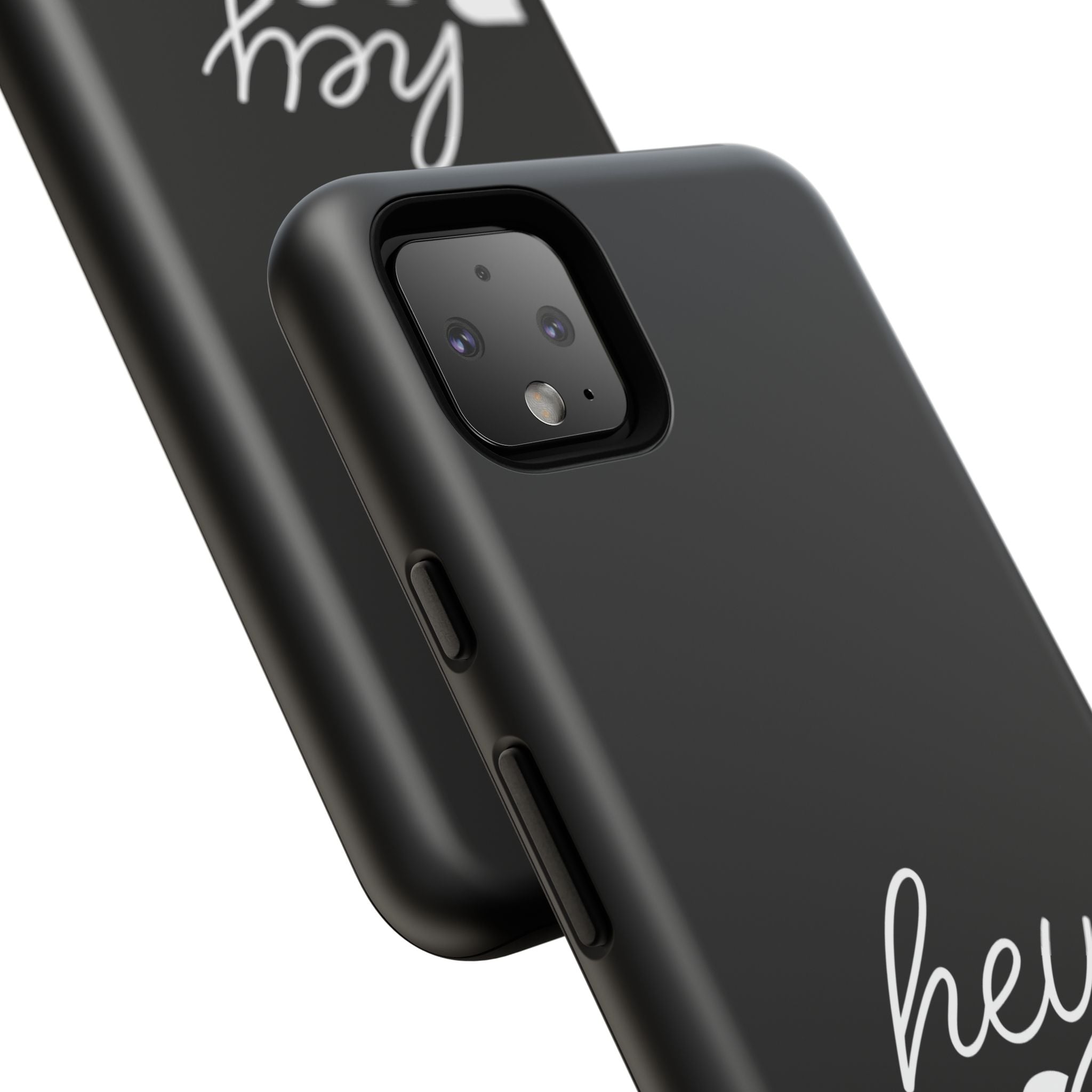 Hey Boo Tough Case, Ghost-Themed Phone Case, Cute Halloween Accessory, Spooky Gift for Friends, Tech Halloween Decor