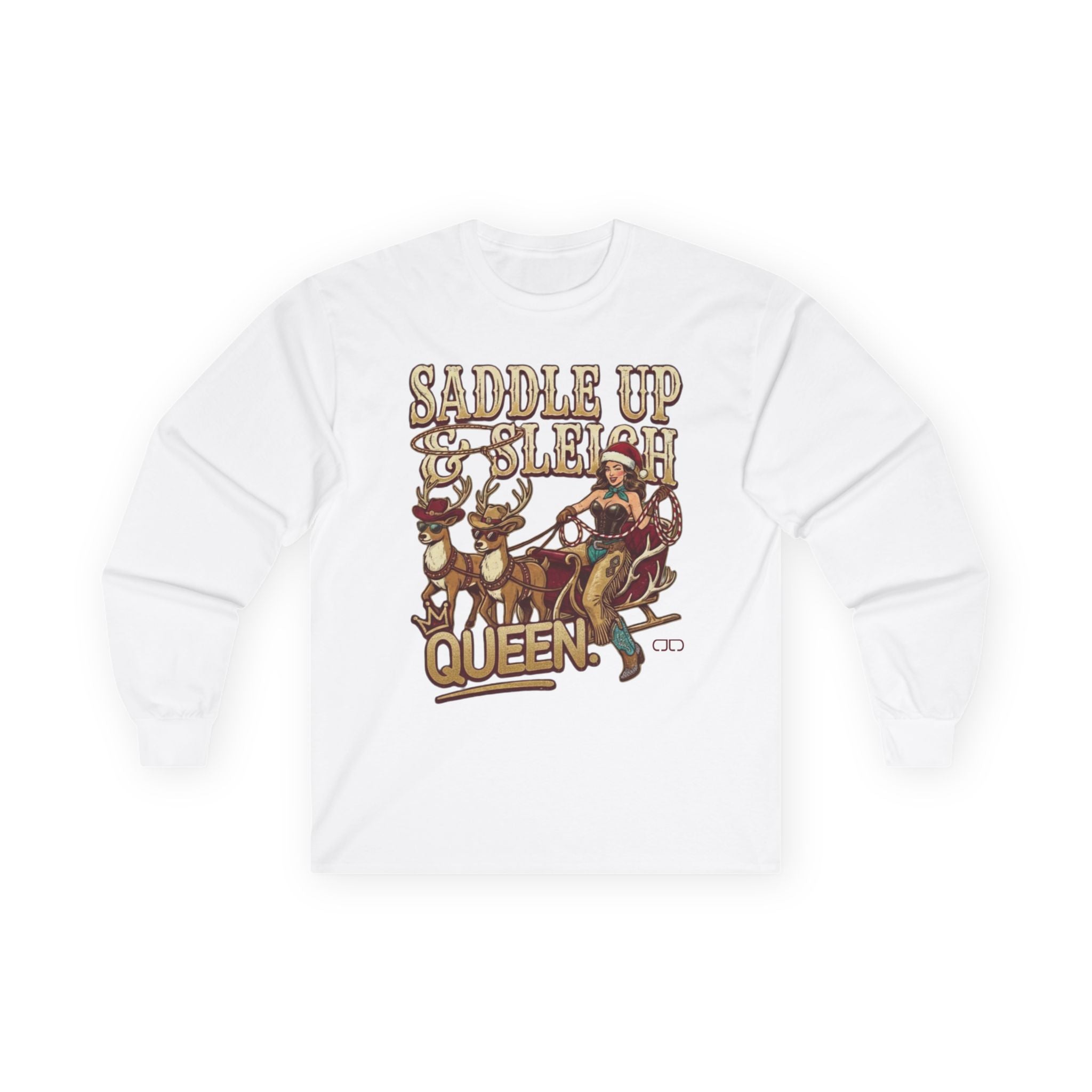 Saddle Up & Sleigh Long Sleeve Tee