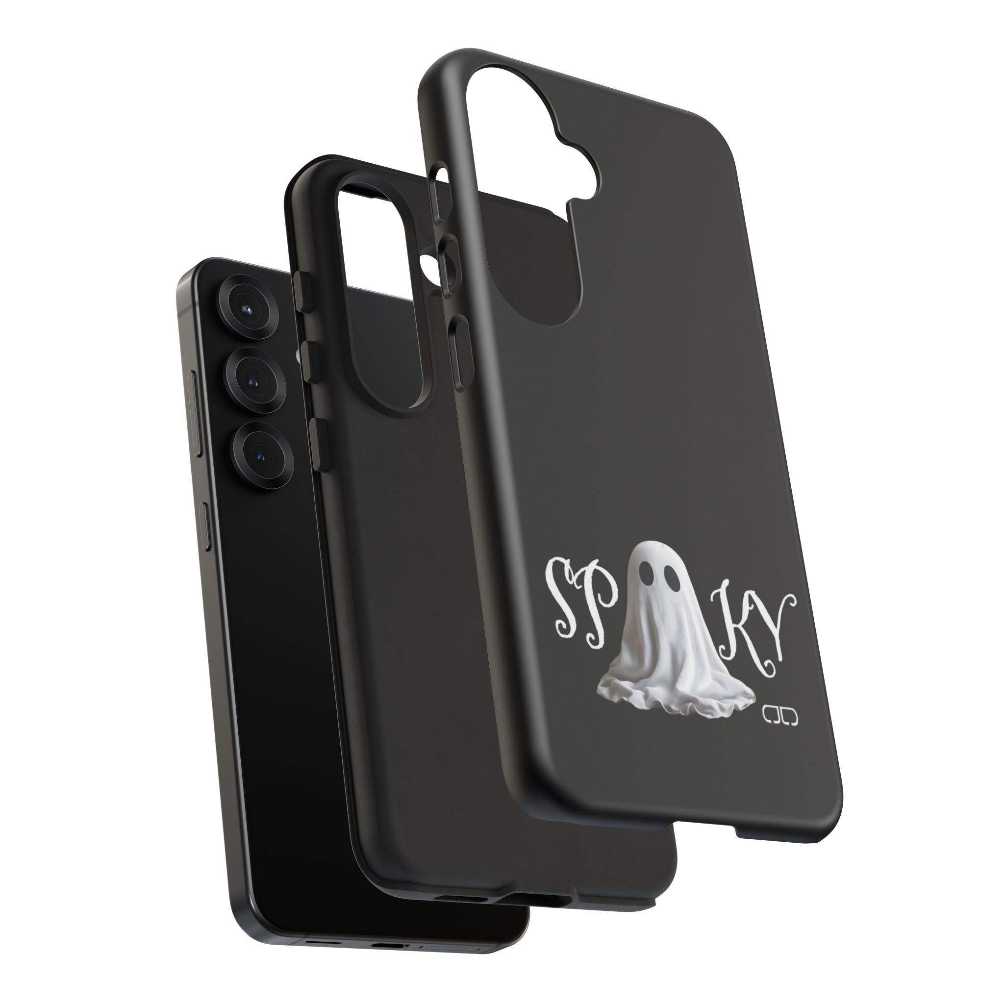 Spooky Ghost Phone Case, Halloween Accessories, Cute Phone Cover, Unique Gift for Ghost Lovers, Trendy Smartphone Decor