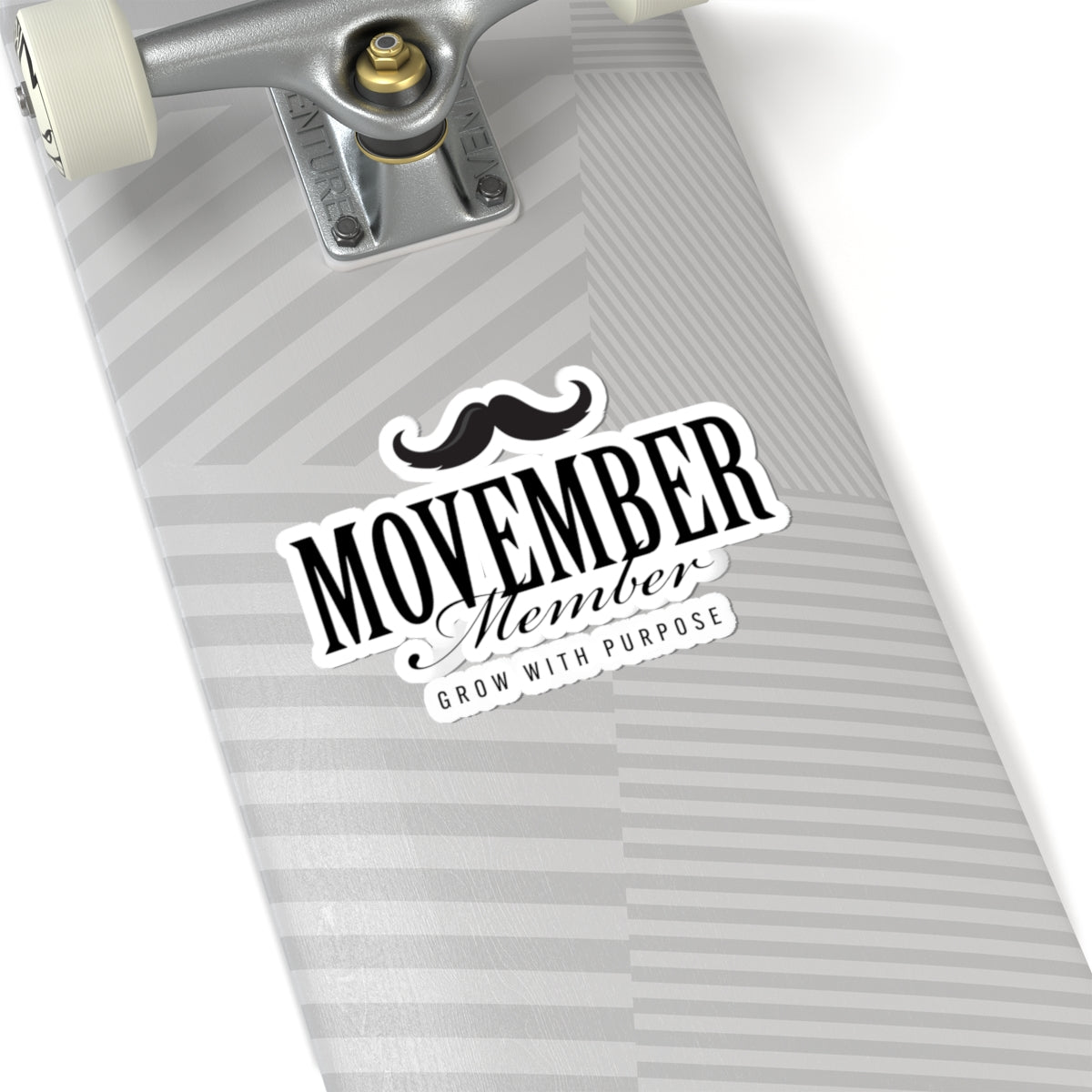 Movember Member Stickers, Mustache Awareness Decals, Gifts for Him, Support Men's Health, Laptop Sticker, Fundraiser Decor