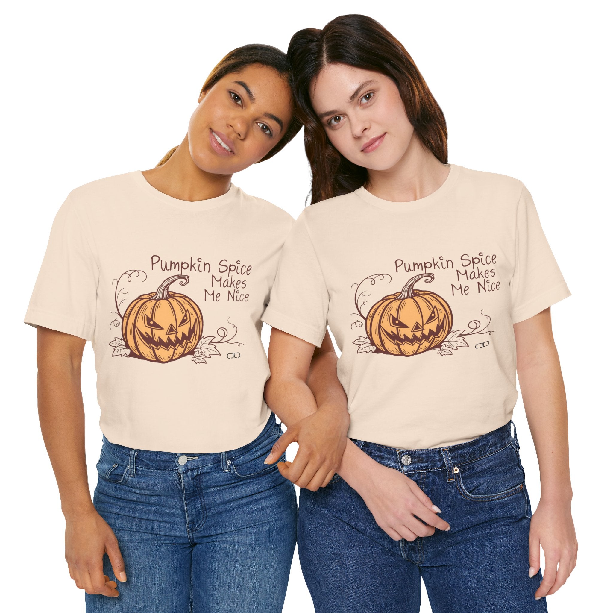 Pumpkin Spice Short Sleeve Tee | Fall Halloween T-Shirt, Funny Graphic Tee, Seasonal Fashion, Autumn Gift, Unisex Tee