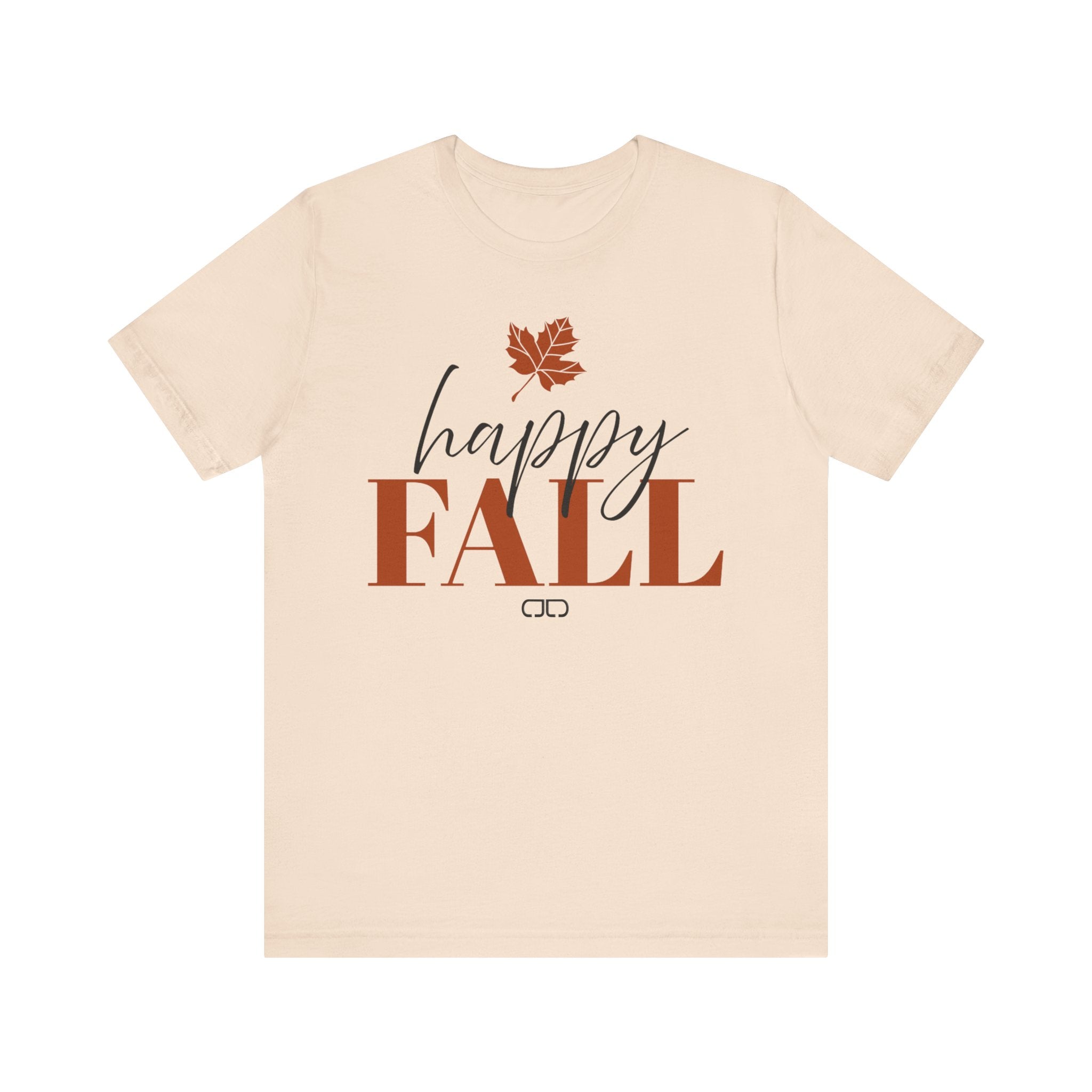 Happy Fall Tee – Autumn Leaf Graphic Short Sleeve Shirt