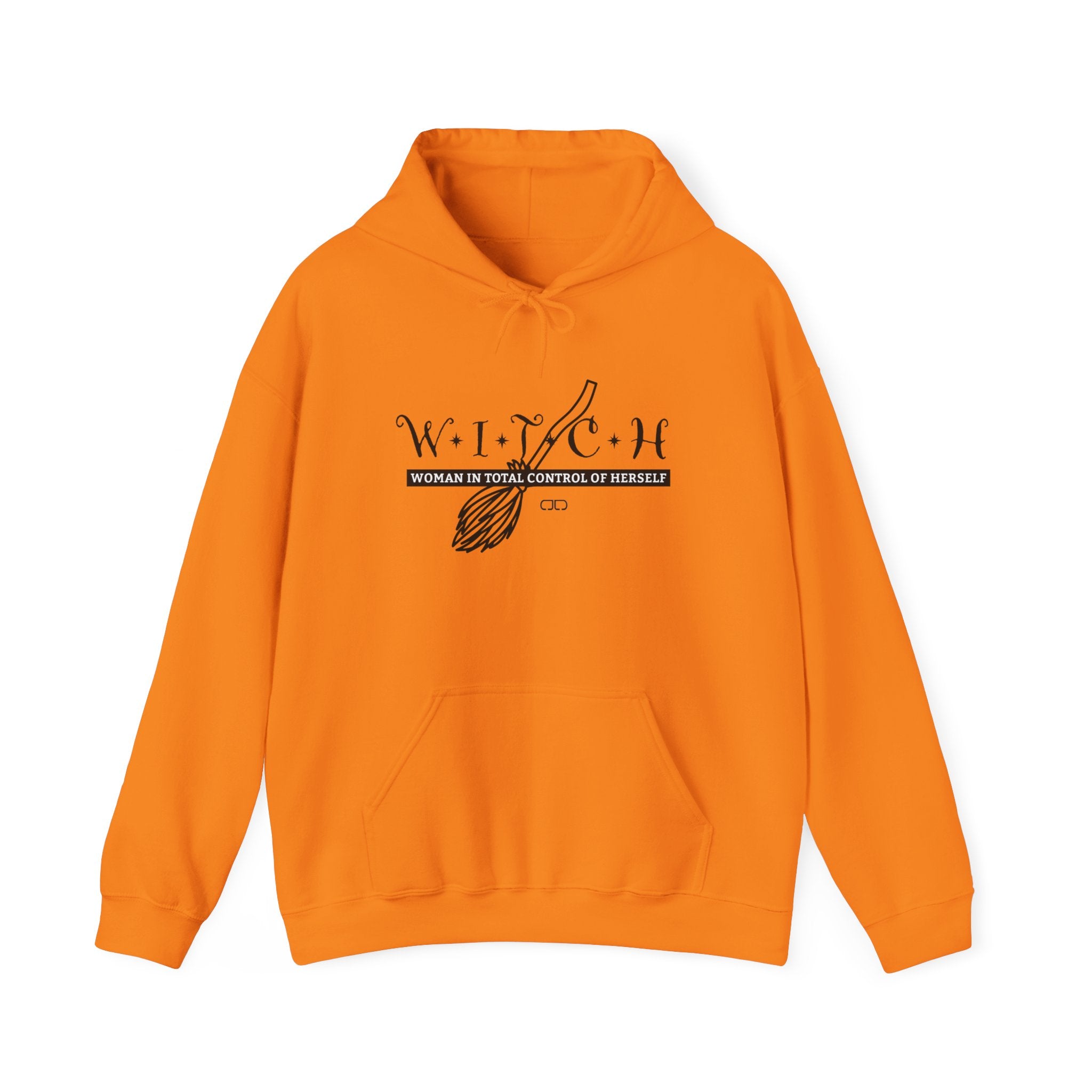 Witch - Woman In Total Control of Herself Hoodie, Unisex Hooded Sweatshirt, Cozy Witch Sweatshirt, Pagan Apparel, Halloween Fashion, Spiritual Gift