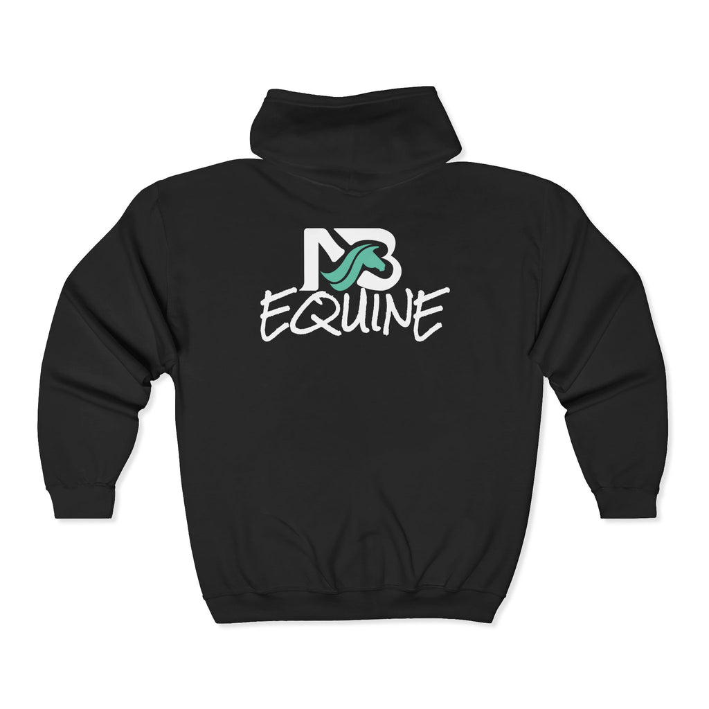 MB Equine hoodie with zip