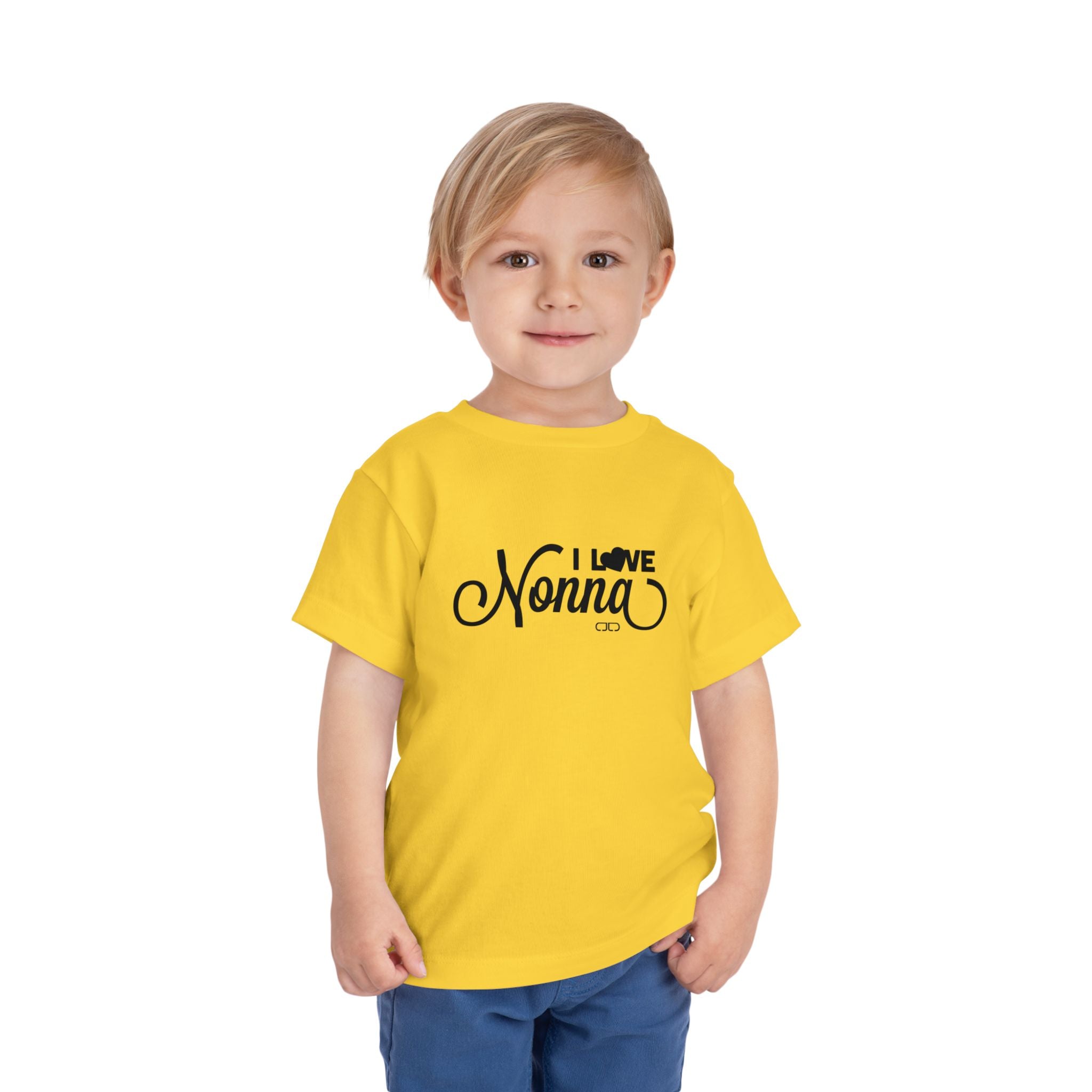 I Love Nonna Toddler Tee, Cute Baby Shirt, Gift for Grandparents, Toddler Clothing, Family Celebrations, Baby Shower Gift