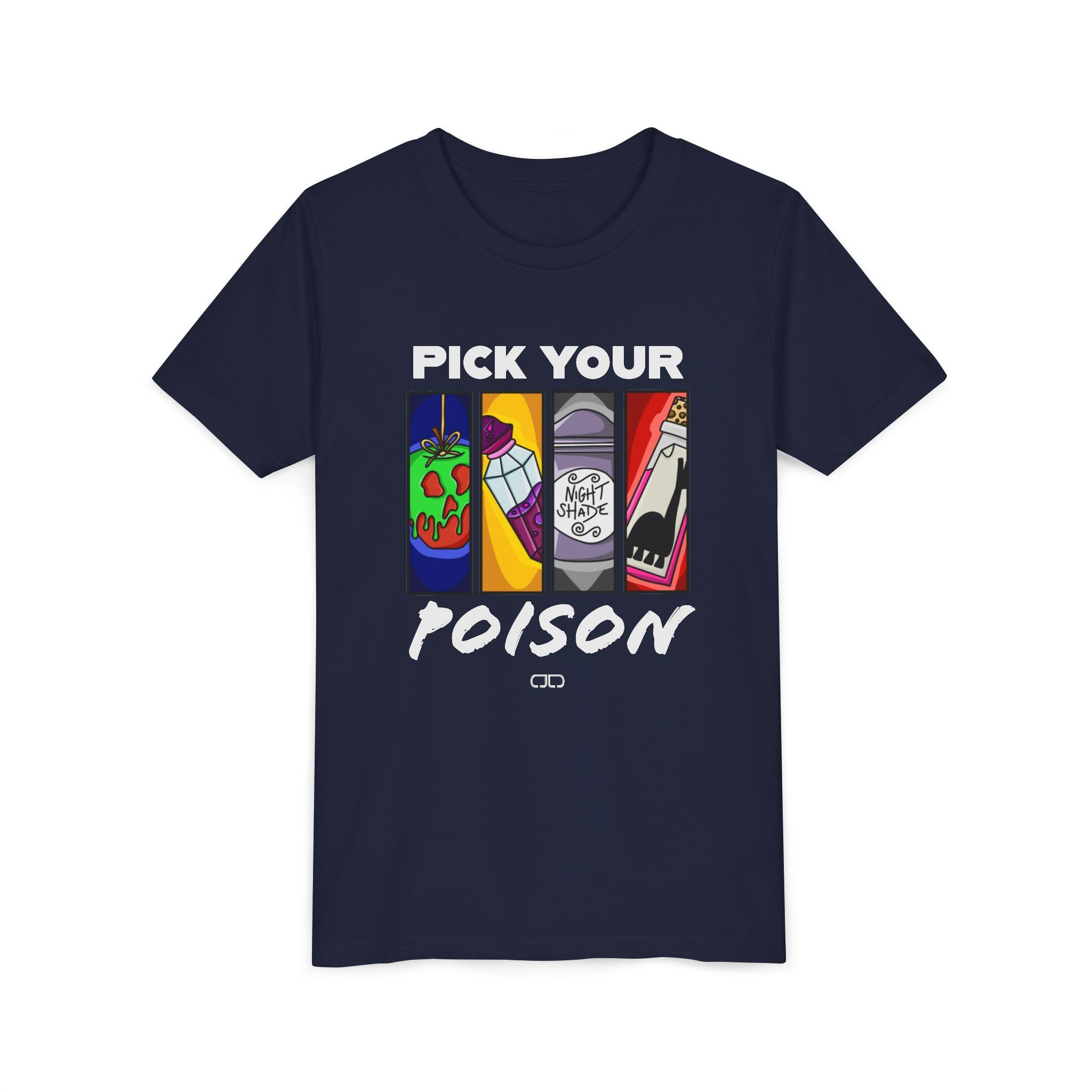 Pick Your Poison Youth Graphic Tee, Fun Casual Wear, Gift for Teenagers, Party Outfit, Cool Graphic T-Shirt