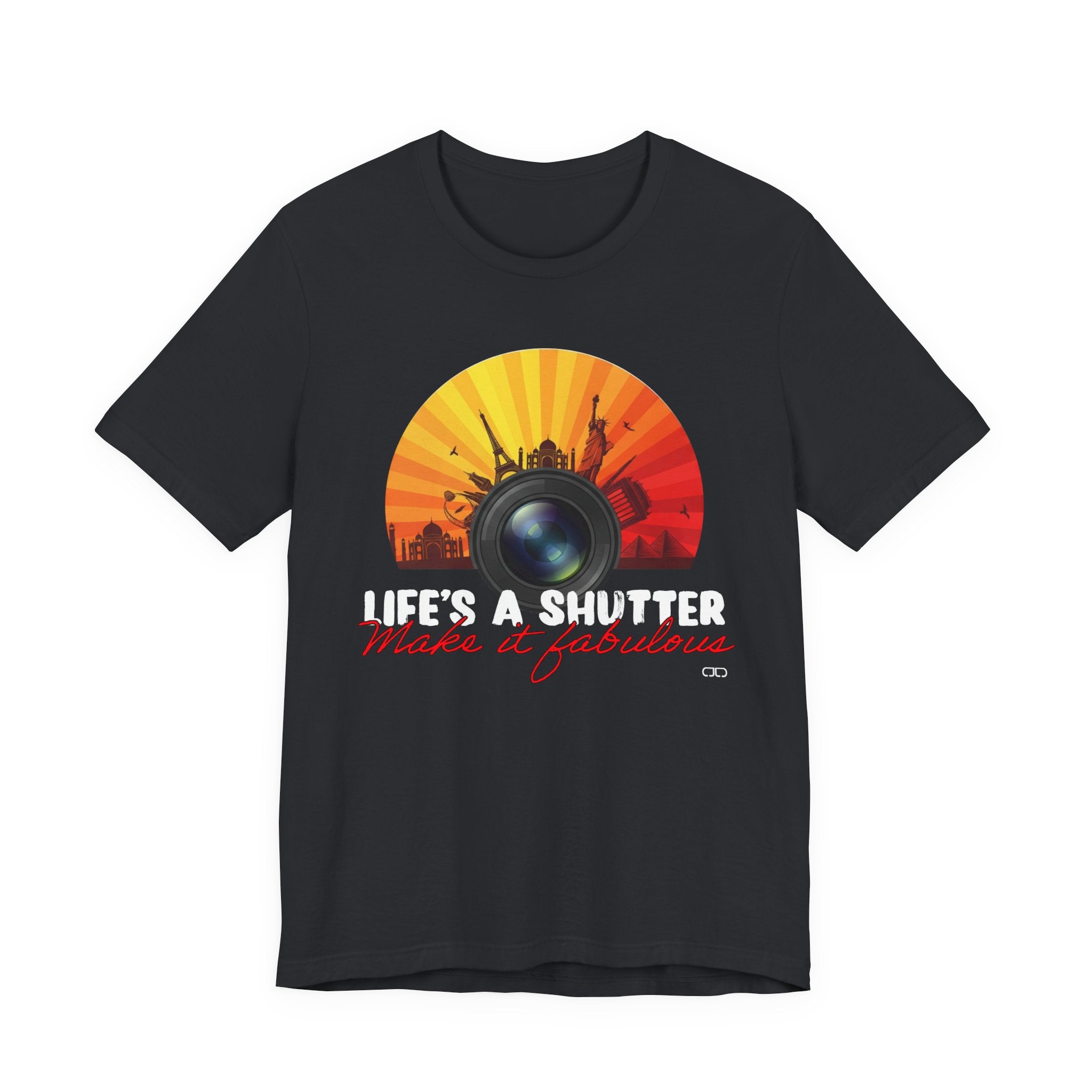 Life's a Shutter, Gift for Photographers, Cinematic Photography Tee, Casual Wear, Travel Souvenir, Birthday Gift