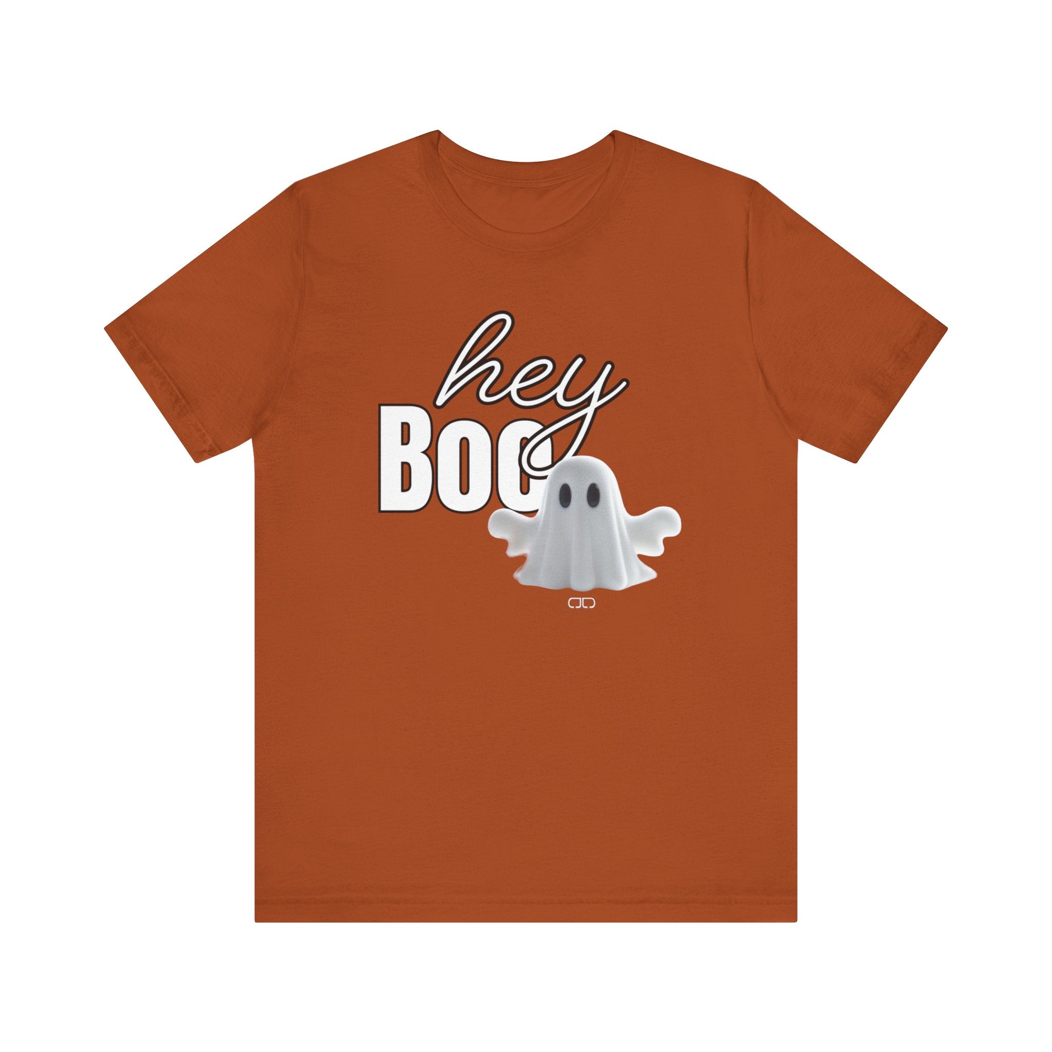Hey Boo Ghost Tee - Unisex Halloween T-Shirt, Fall Apparel, Spooky Season Wear, Ghost Lover Gift, Casual Halloween Outfit
