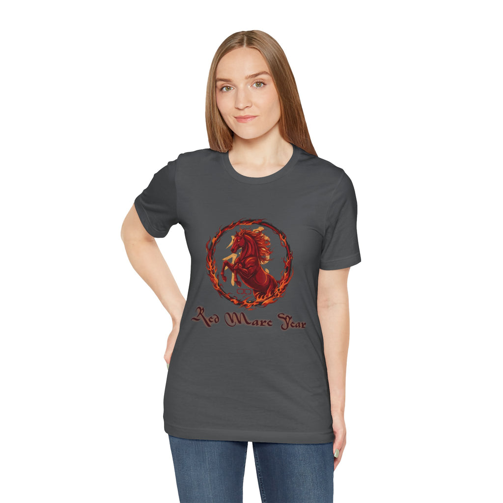 Red Mare Year Tee — Year of the Horse Graphic T‑Shirt