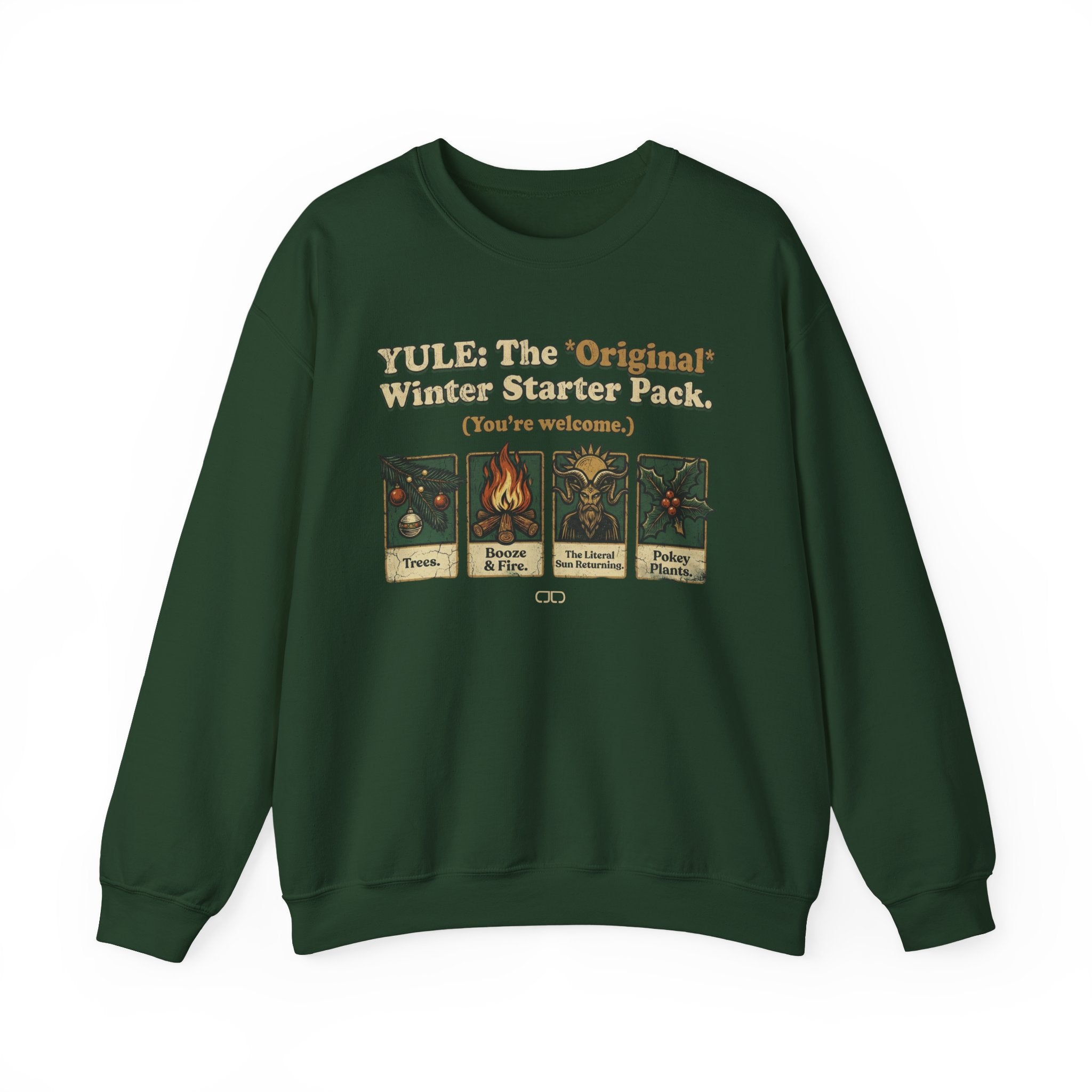 Holiday Yule Winter Starter Pack Sweatshirt — Cozy Seasonal Crewneck
