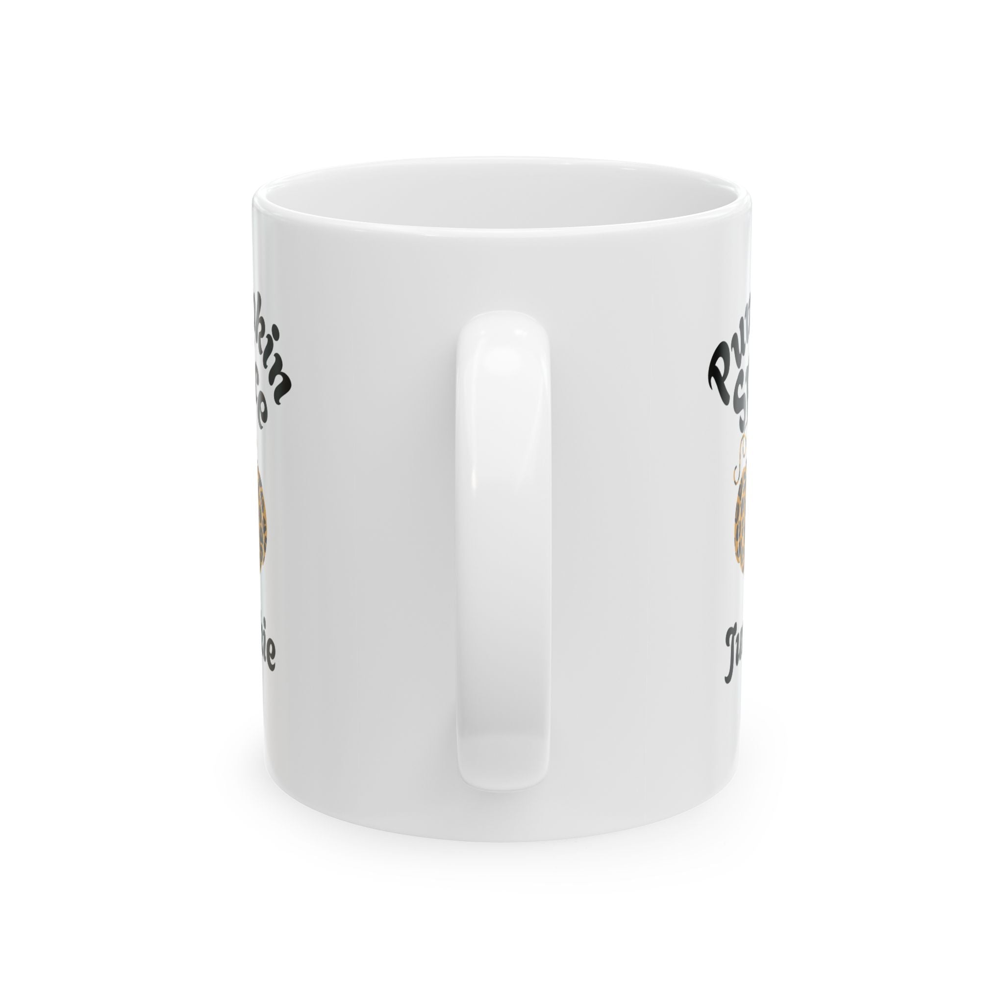 Pumpkin Spice Junkie | Ceramic Coffee Mug, Funny Gift for Coffee Lovers, Personalized Mug, Perfect for Birthdays or Holidays