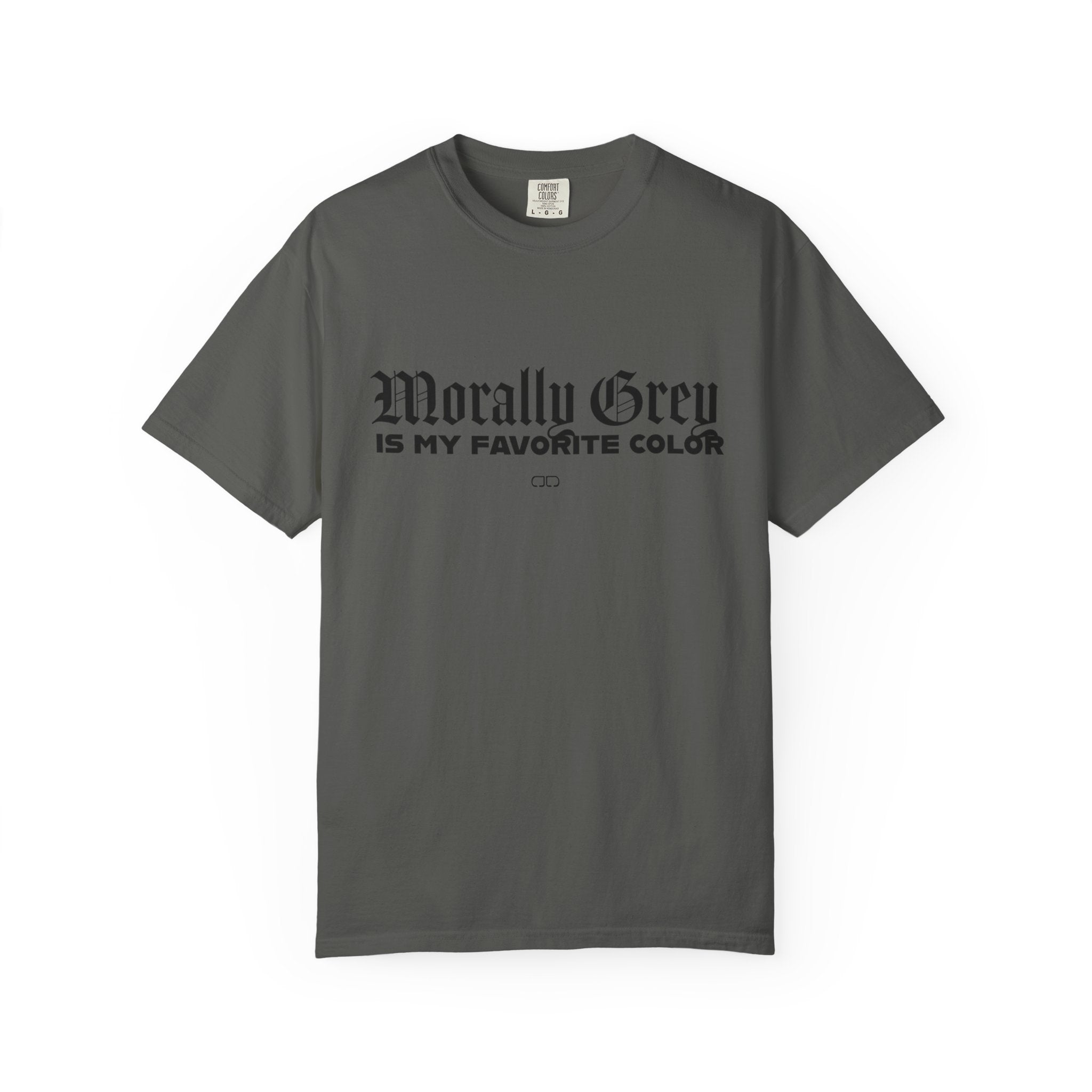 Morally Grey Unisex T-Shirt, Casual Wear, Gift for Friends, Funny Tee, Trendy Fashion, Simple Style
