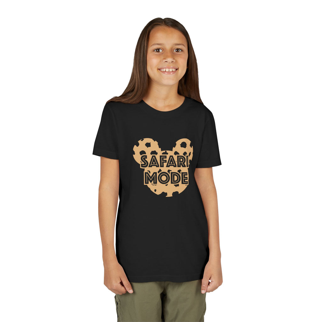 Safari Mode Cheetah Youth Tee, Cool Kids Shirt, Adventure T-Shirt, Animal Safari Clothing, Birthday Gift, Everyday Wear