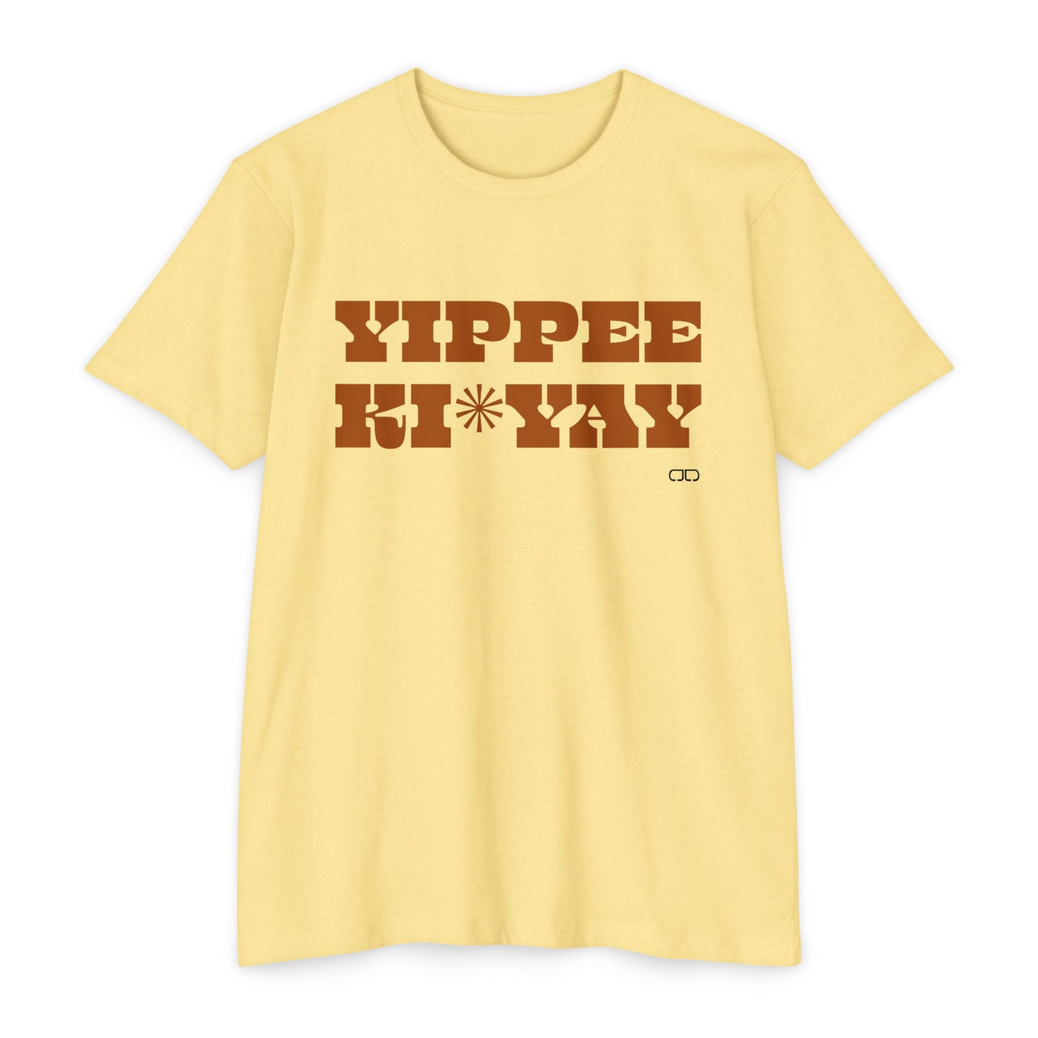 Yippee Ki-Yay Unisex CVC Jersey T-Shirt, Fun Graphic Tee, Gift for Movie Lovers, Casual Wear, Perfect for Celebrations, Birthday Gift