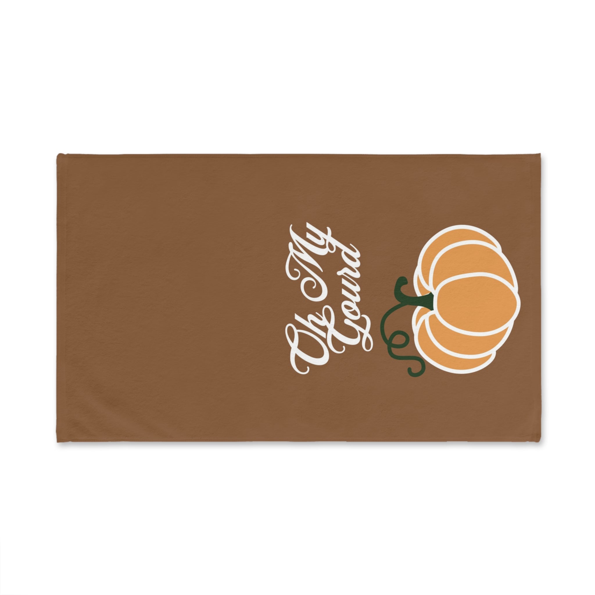 Autumn Themed Hand Towel - Oh My Gourd, Fall Decor, Kitchen Towel, Thanksgiving Gift, Seasonal Homeware