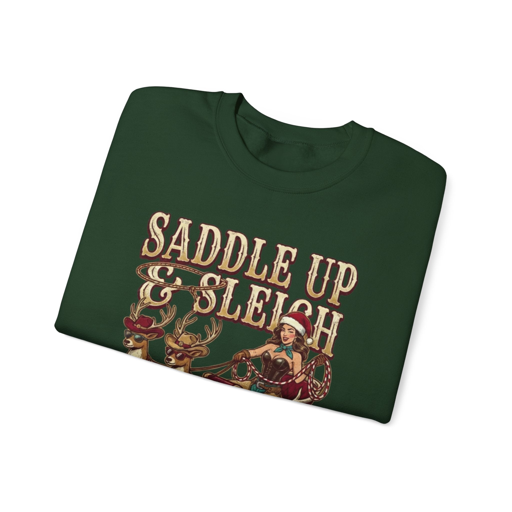 Saddle Up & Sleigh Christmas Pullover