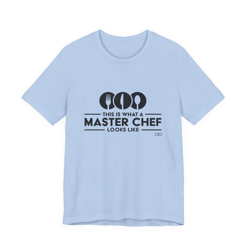 Master Chef Unisex Short Sleeve Tee | Gift for Chefs, Cooking Lovers, Foodies, Culinary Students, Kitchen Enthusiasts