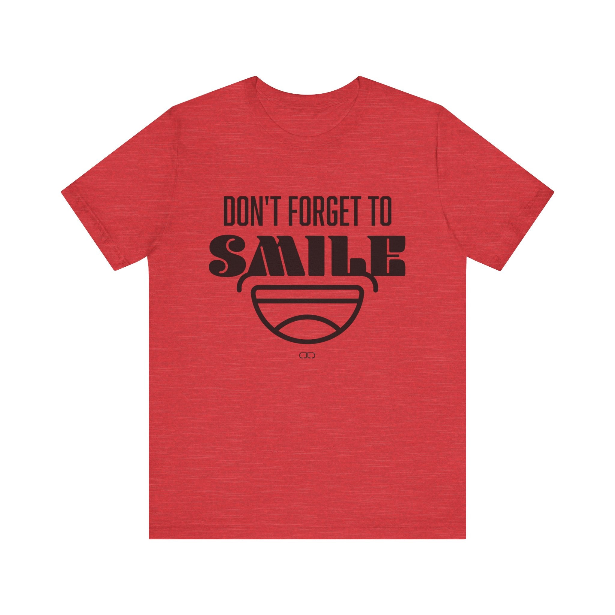 Don't Forget to Smile Tee, Motivational Shirt, Unisex Graphic Tee, Casual Wear, Gift for Friends, Positive Vibes