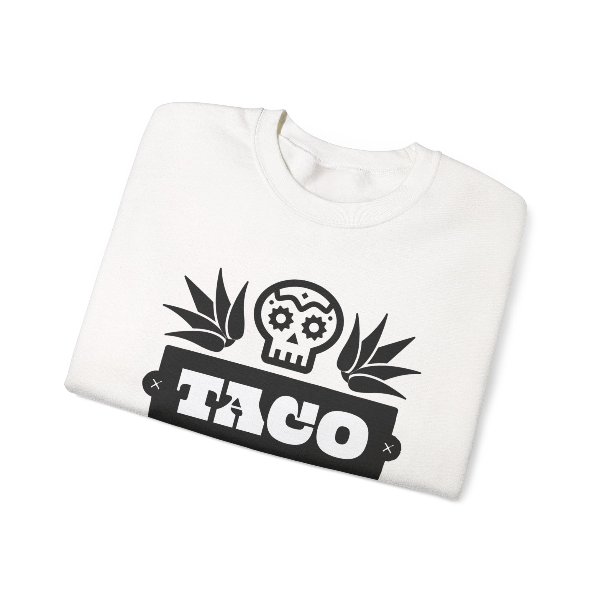 Taco Vibes Only Sweatshirt - Unisex Crewneck, Perfect for Taco Tuesday, Casual Wear, Gift for Foodies, Relaxed Style