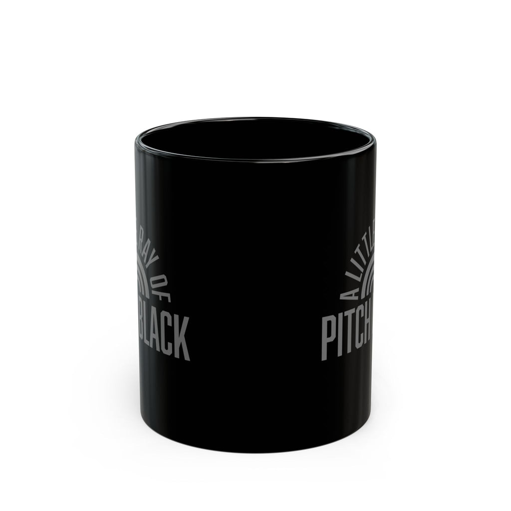 A Little Ray of Pitch Black Mug for Coffee Lovers, Unique Gift for Coffee Addicts, Adds Style to Kitchen, Perfect for Home Office, Funny Mug for Birthdays
