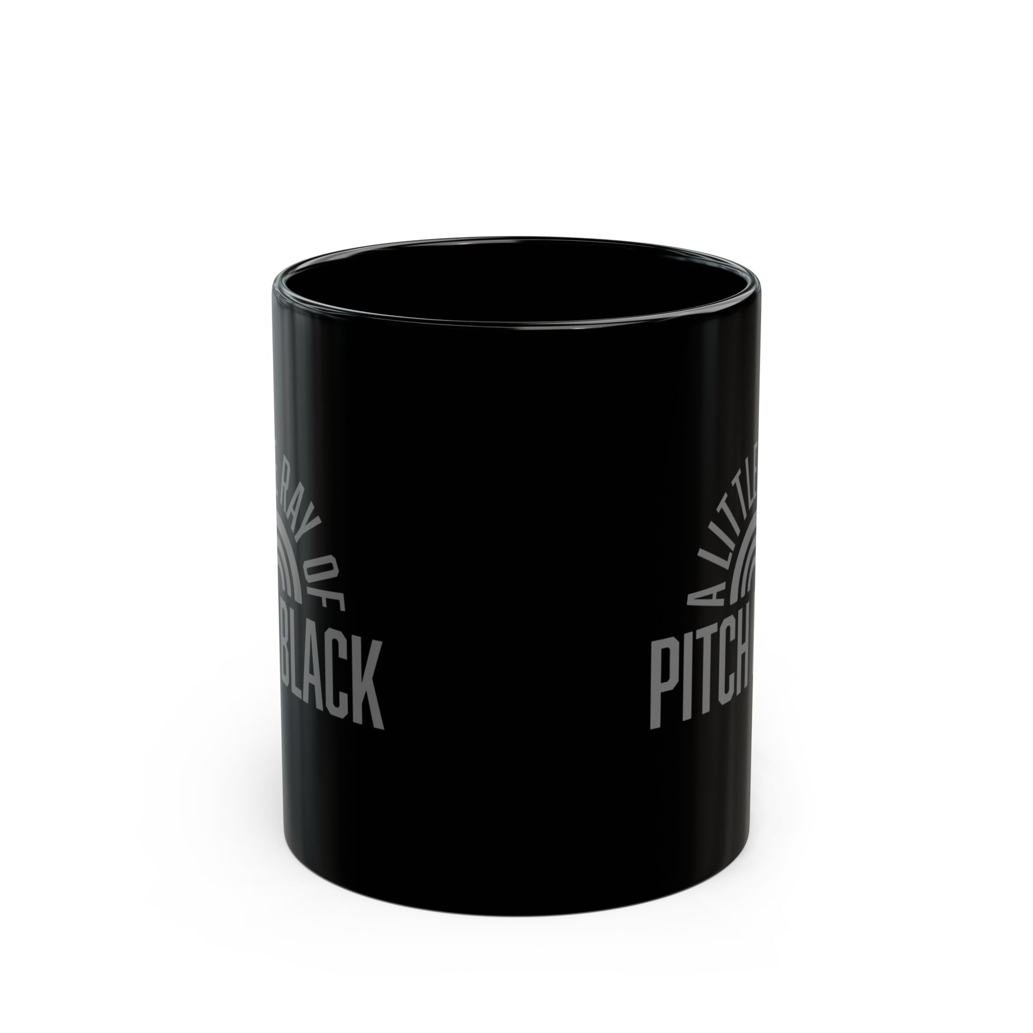 A Little Ray of Pitch Black Mug for Coffee Lovers, Unique Gift for Coffee Addicts, Adds Style to Kitchen, Perfect for Home Office, Funny Mug for Birthdays
