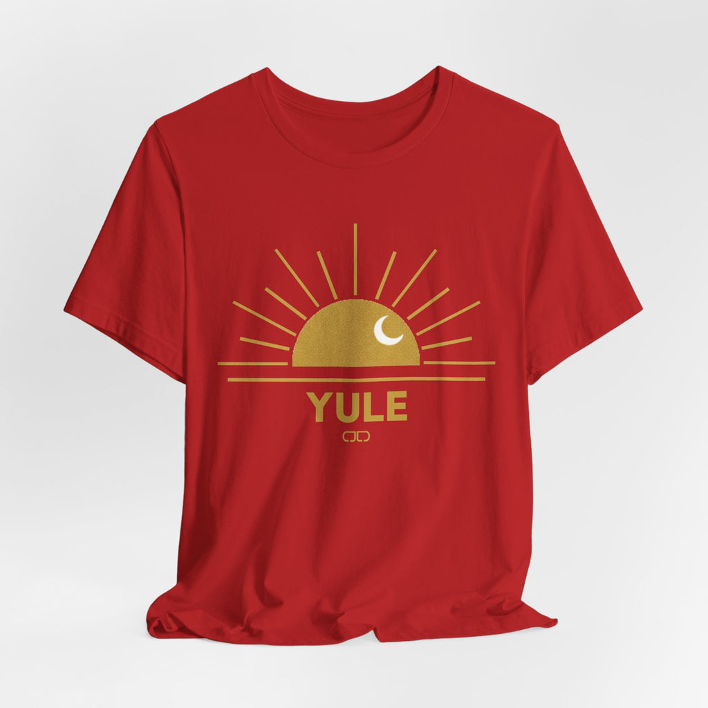 Yule Sunset Tee — Pagan Holiday YULE Shirt