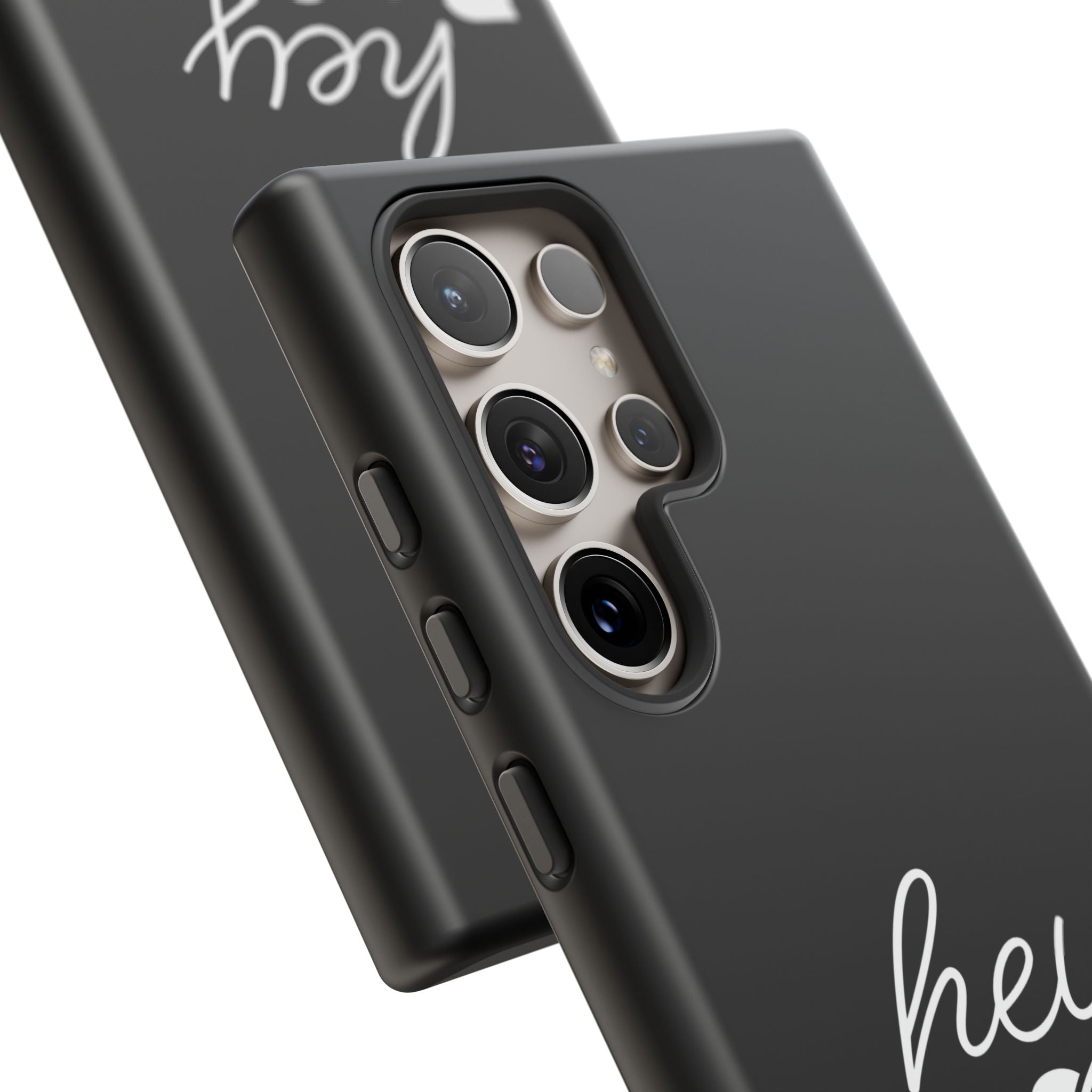 Hey Boo Tough Case, Ghost-Themed Phone Case, Cute Halloween Accessory, Spooky Gift for Friends, Tech Halloween Decor