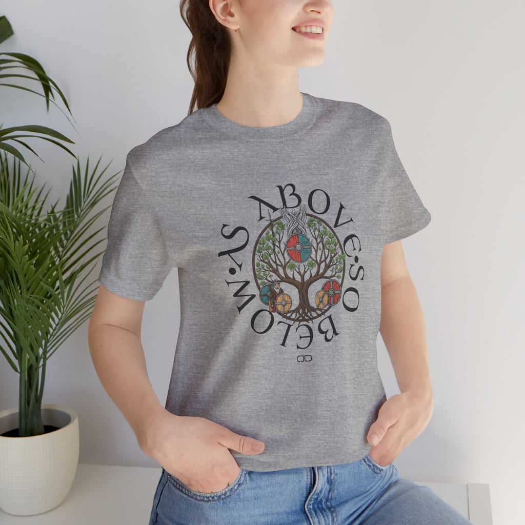 As Above, So Below, Gift for Nature Lovers, Casual Wear, Festival Top