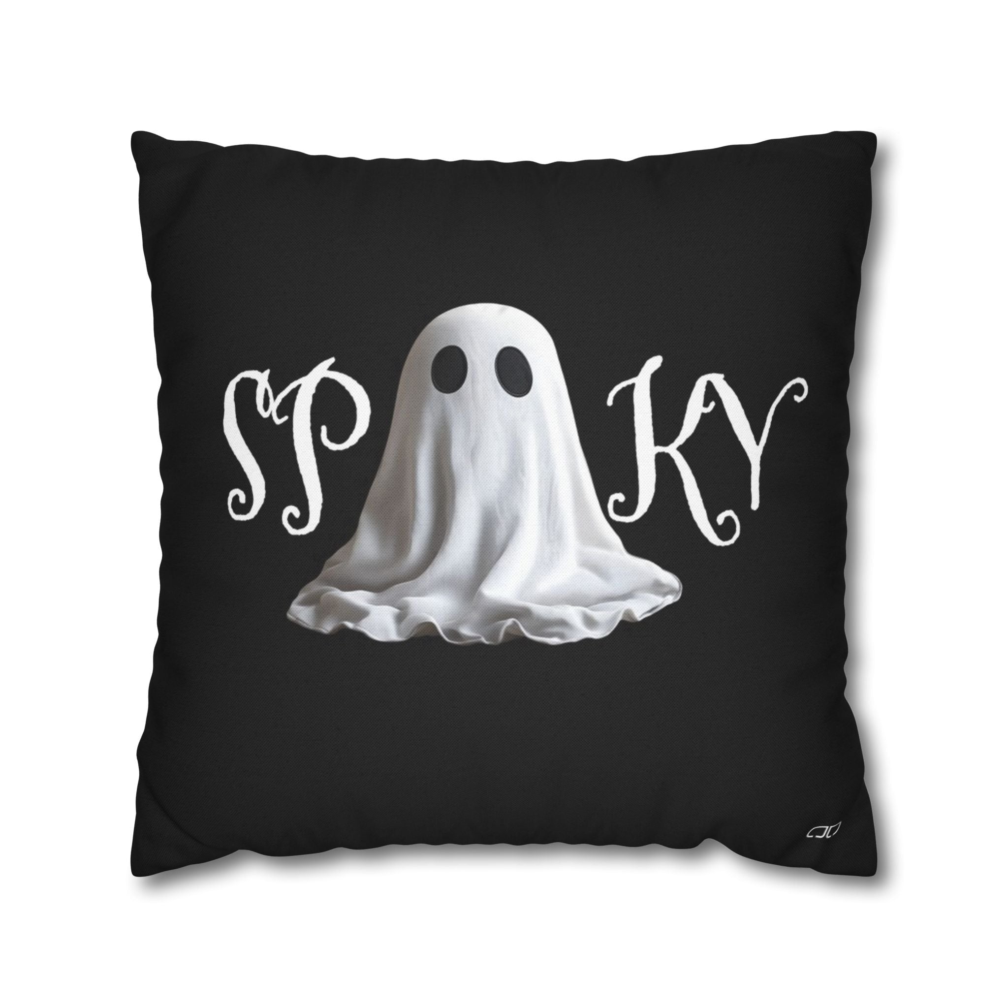 Spooky Ghost Pillowcase, Haunted Home Decor, Halloween Decoration, Cozy Throw Pillow, Ghostly Accent Cushion, Gift for Spooky Lovers