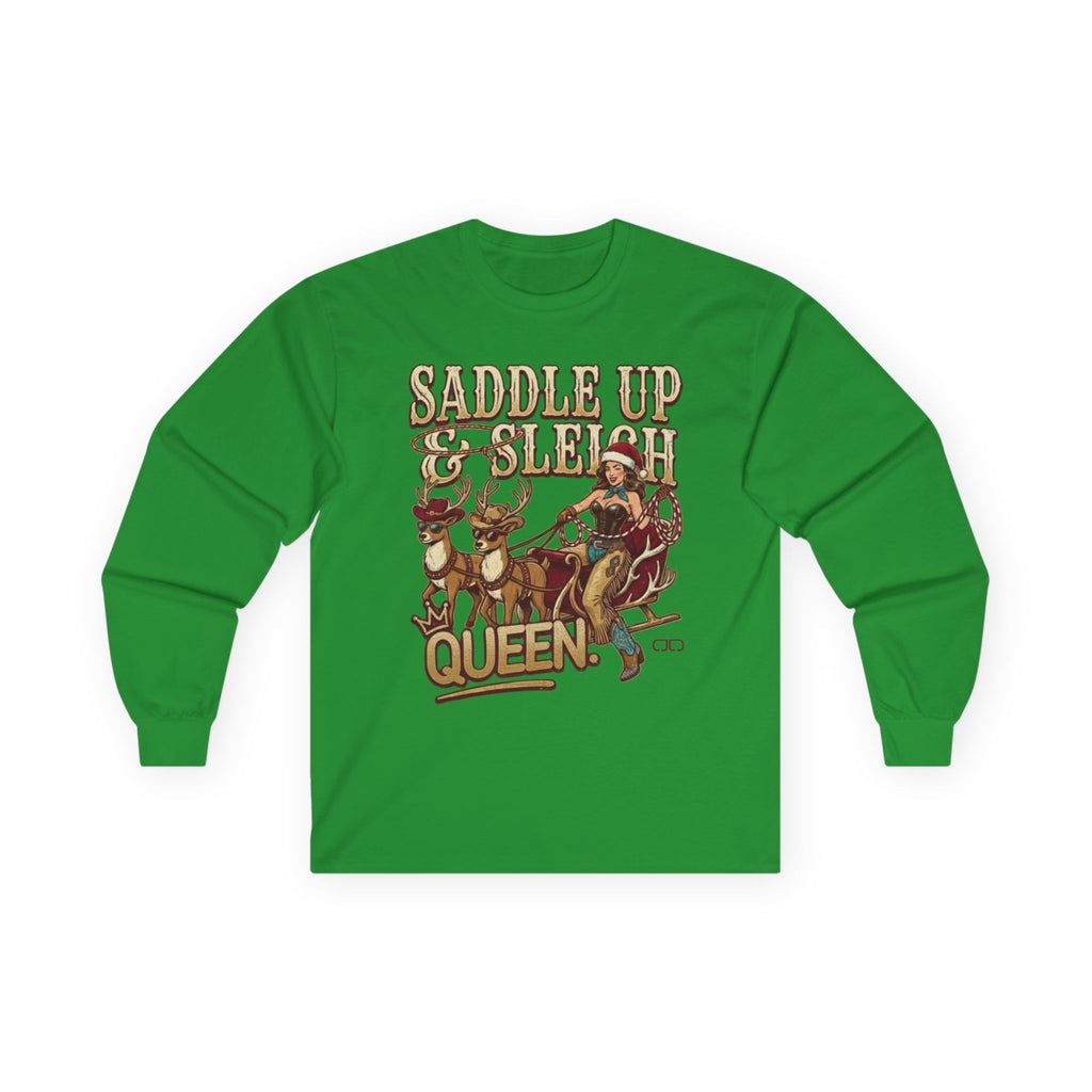 Saddle Up & Sleigh Long Sleeve Tee