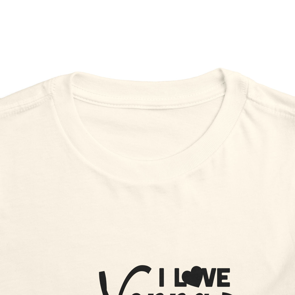 I Love Nonna Toddler Tee, Cute Baby Shirt, Gift for Grandparents, Toddler Clothing, Family Celebrations, Baby Shower Gift