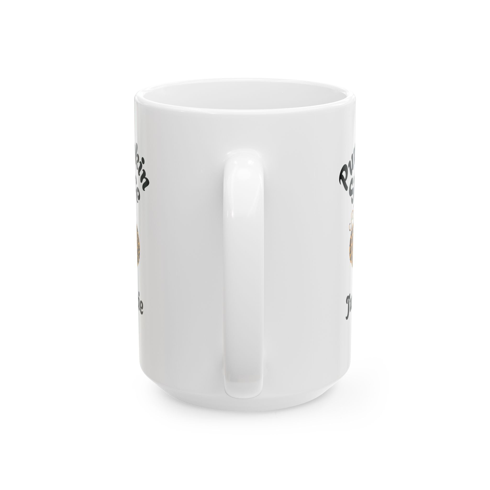 Pumpkin Spice Junkie | Ceramic Coffee Mug, Funny Gift for Coffee Lovers, Personalized Mug, Perfect for Birthdays or Holidays