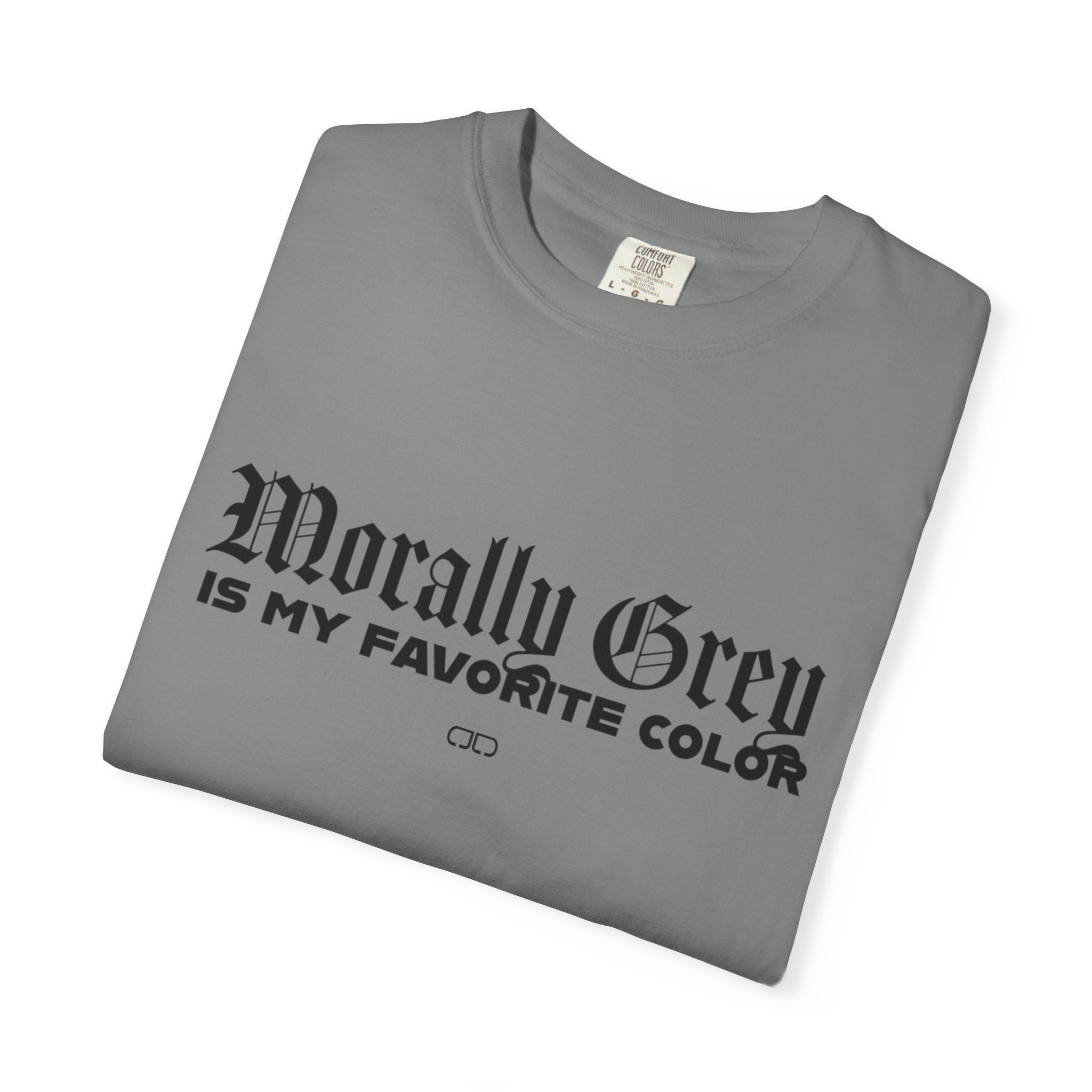 Morally Grey Unisex T-Shirt, Casual Wear, Gift for Friends, Funny Tee, Trendy Fashion, Simple Style